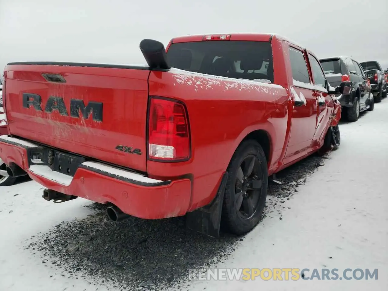 3 fotografías del automóvil dañado 1C6RR7KT3PS522107 RAM 1500 2023