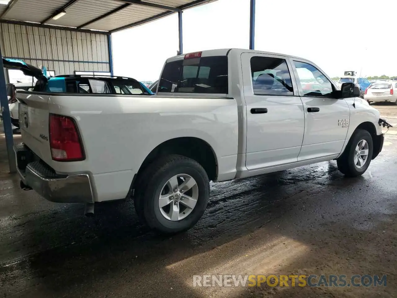 3 fotografías del automóvil dañado 1C6RR7LG9PS517687 RAM 1500 2023