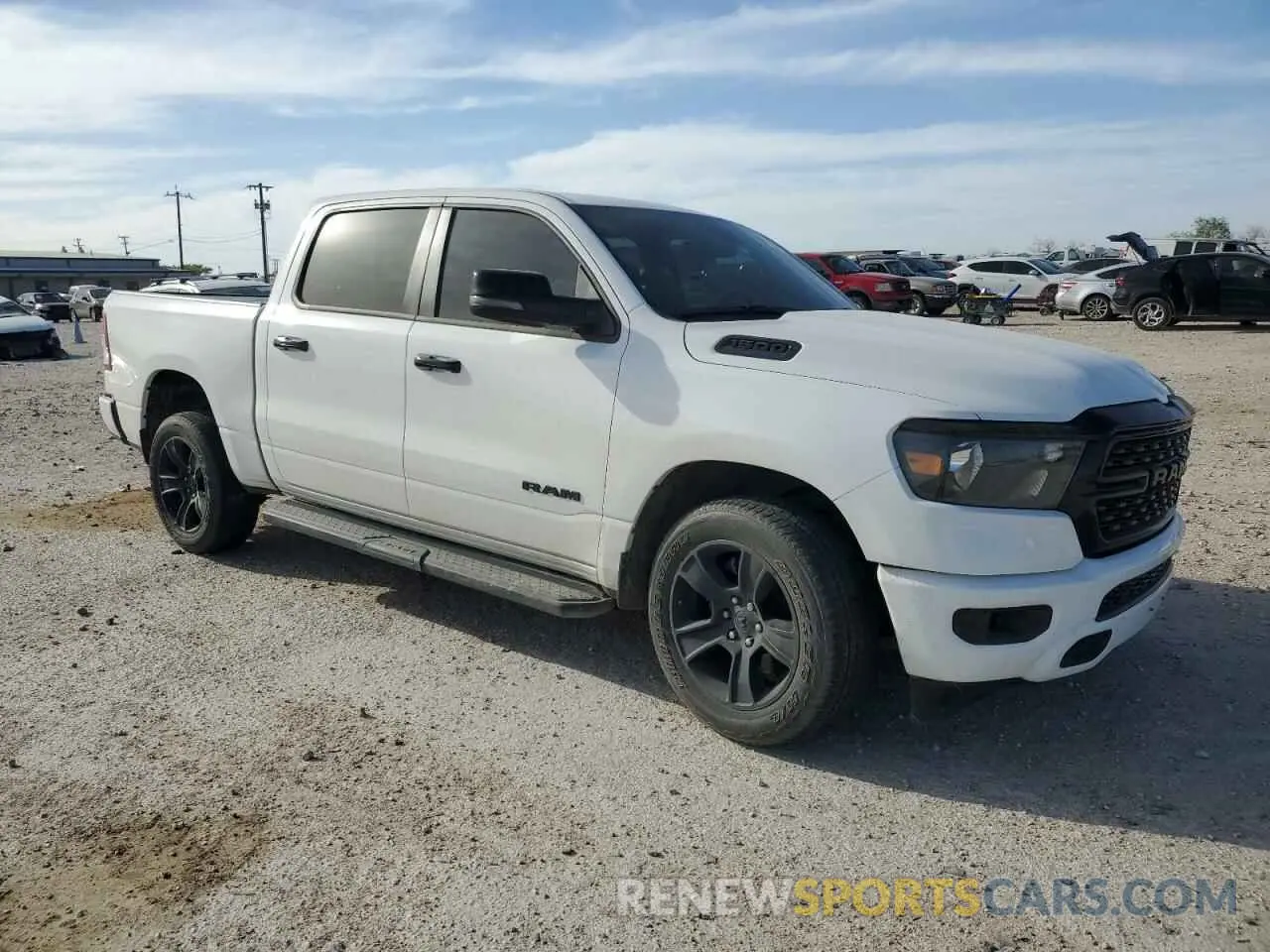 4 fotografías del automóvil dañado 1C6RREFT2PN585566 RAM 1500 2023