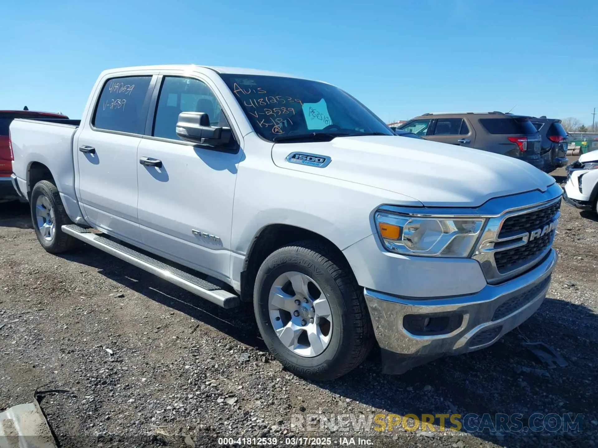 1 fotografías del automóvil dañado 1C6RREFT5PN592589 RAM 1500 2023