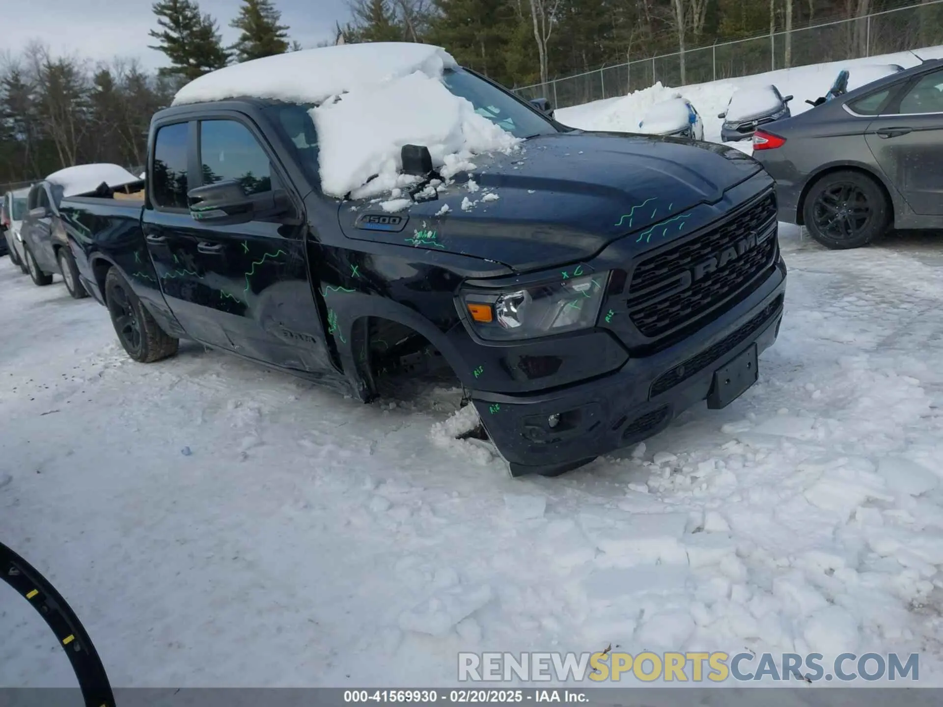 1 fotografías del automóvil dañado 1C6RRFBG1PN522084 RAM 1500 2023
