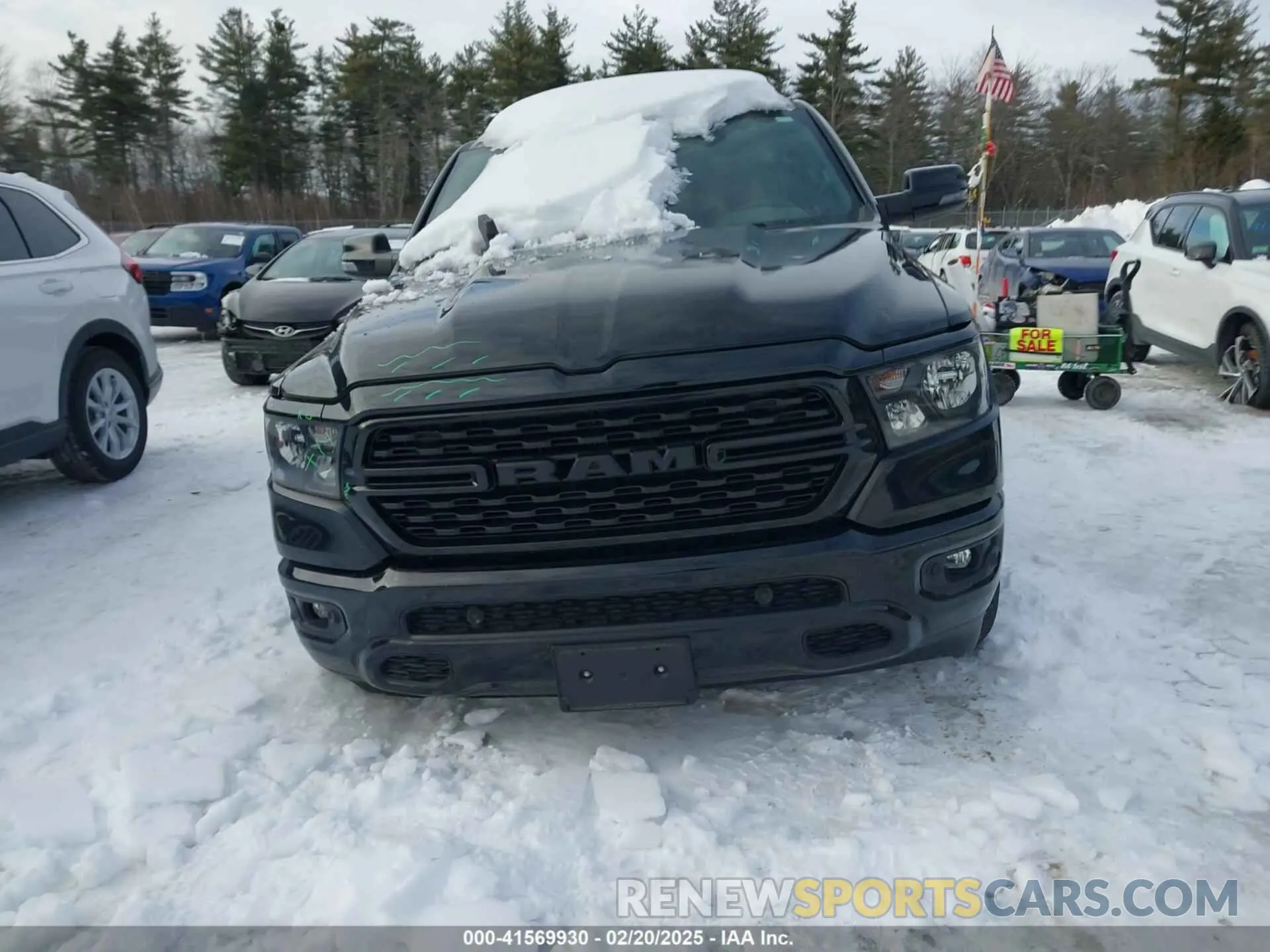 13 fotografías del automóvil dañado 1C6RRFBG1PN522084 RAM 1500 2023