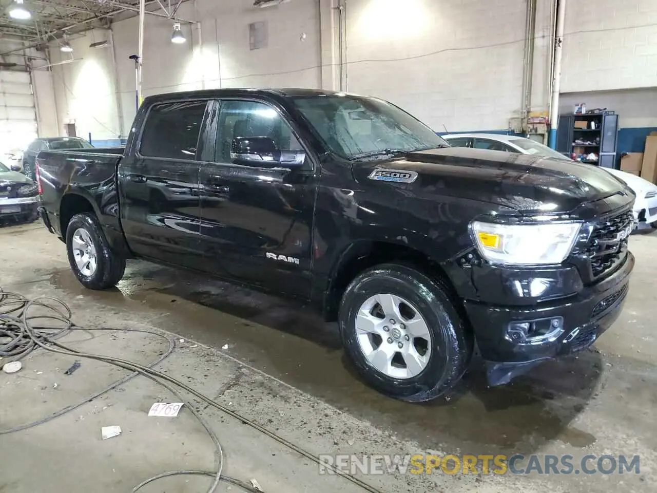 4 fotografías del automóvil dañado 1C6RRFFG1PN579069 RAM 1500 2023