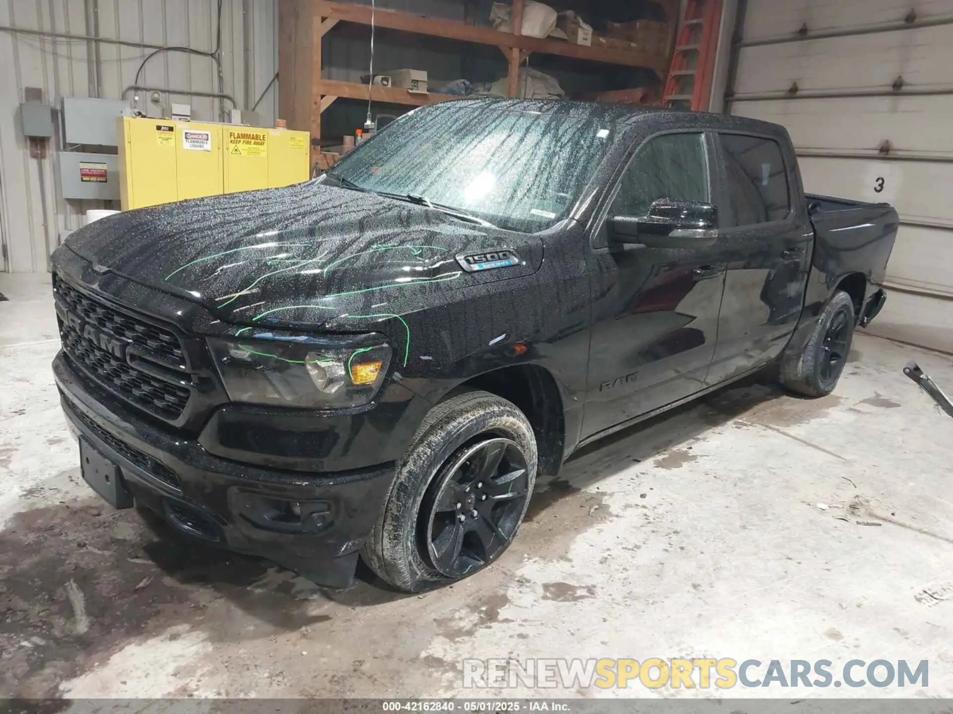 2 fotografías del automóvil dañado 1C6RRFFG3PN591272 RAM 1500 2023