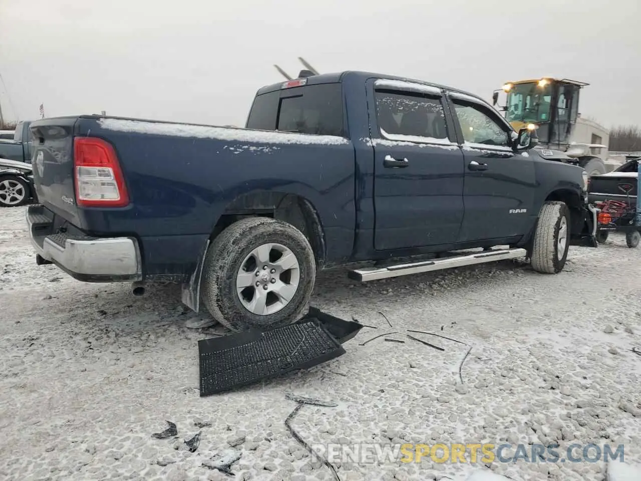 3 fotografías del automóvil dañado 1C6RRFFG4PN596058 RAM 1500 2023