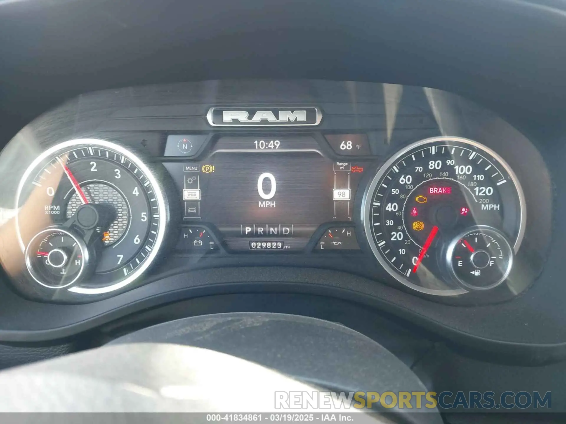7 fotografías del automóvil dañado 1C6RRFFG5PN694533 RAM 1500 2023