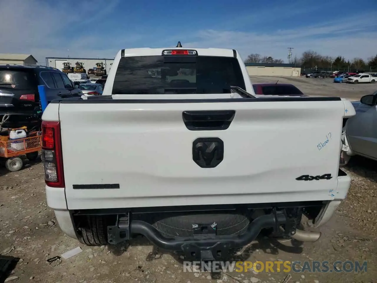 6 fotografías del automóvil dañado 1C6RRFFG7PN549123 RAM 1500 2023