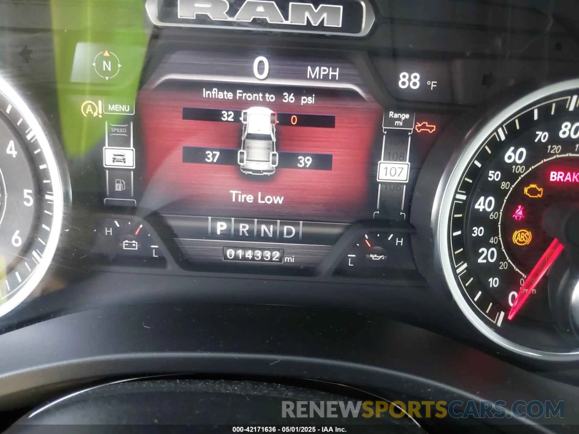 16 fotografías del automóvil dañado 1C6RRFFG7PN635841 RAM 1500 2023