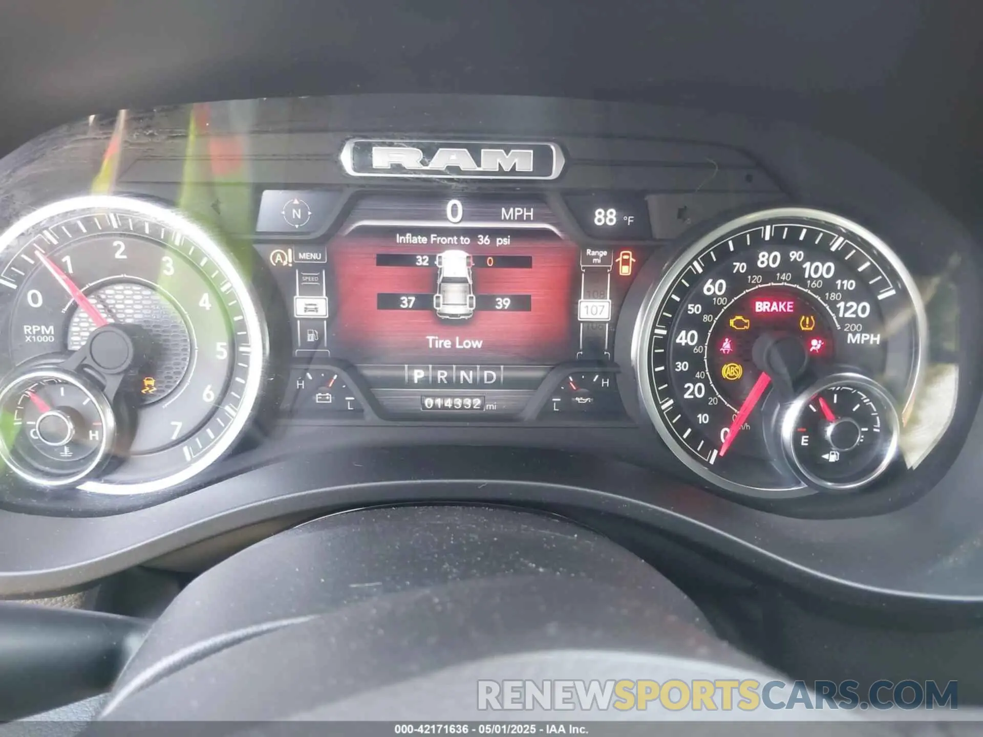 7 fotografías del automóvil dañado 1C6RRFFG7PN635841 RAM 1500 2023