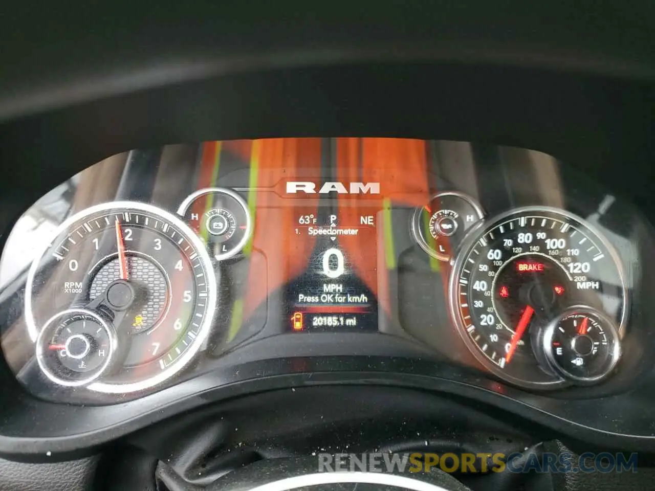 9 fotografías del automóvil dañado 1C6SRECG9PN693711 RAM 1500 2023