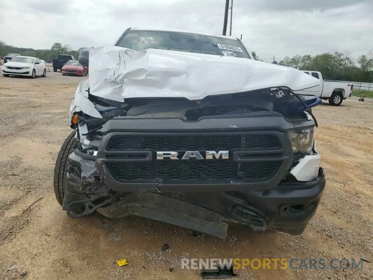 5 fotografías del automóvil dañado 1C6SRFCT2PN566883 RAM 1500 2023