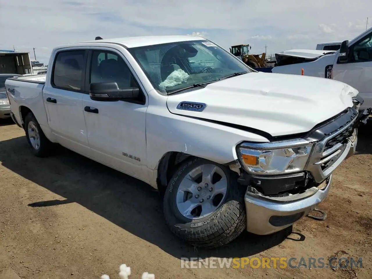 4 fotografías del automóvil dañado 1C6SRFFT0PN616465 RAM 1500 2023