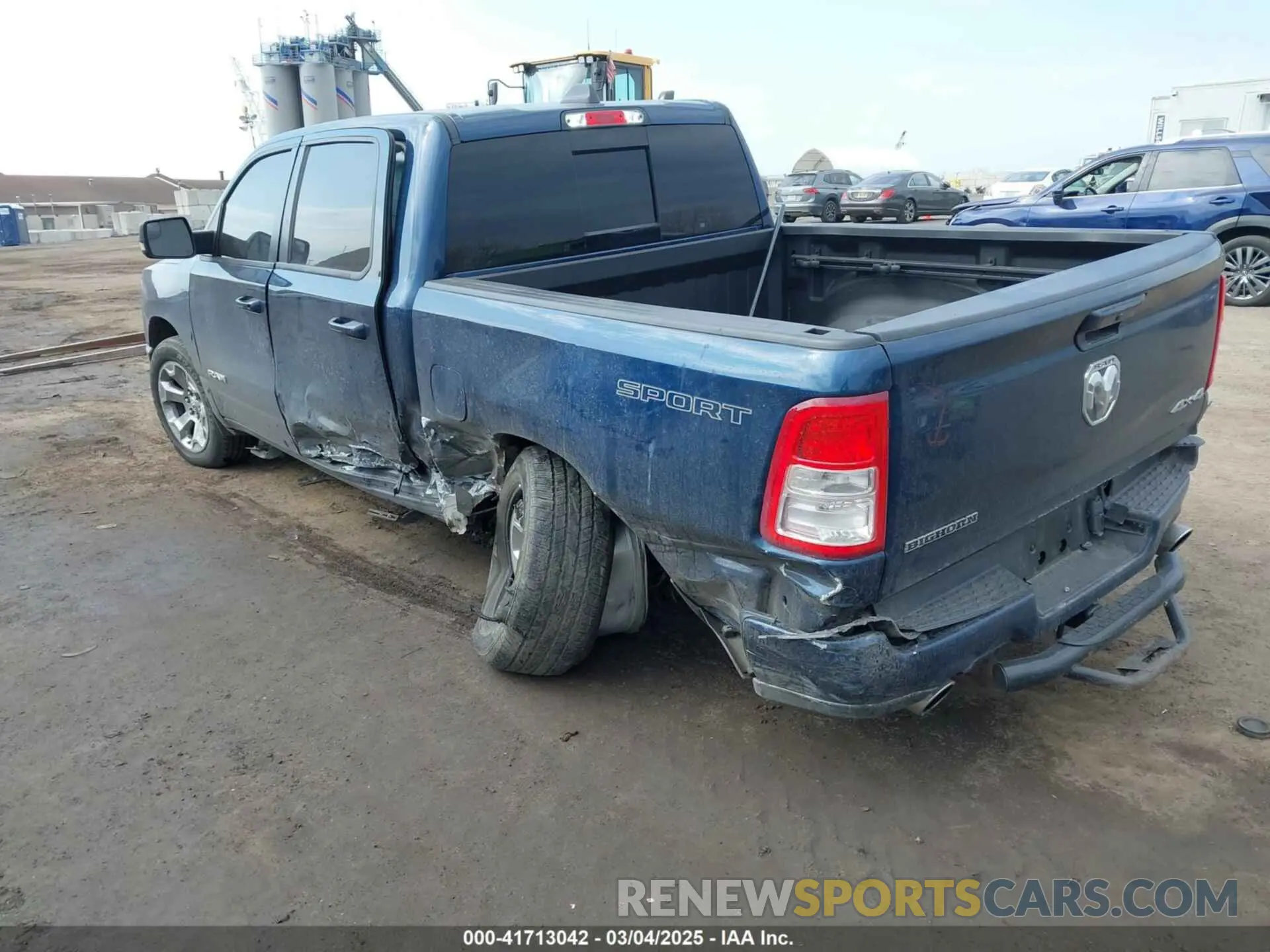 3 fotografías del automóvil dañado 1C6SRFFT1PN580981 RAM 1500 2023