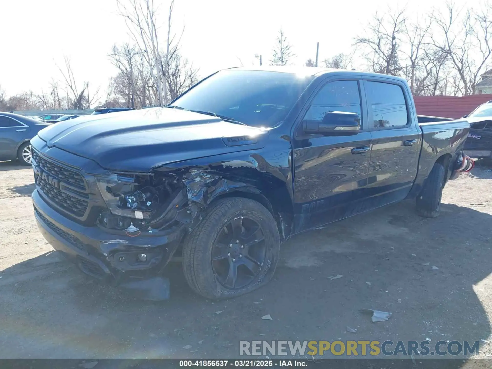 2 fotografías del automóvil dañado 1C6SRFFT1PN683608 RAM 1500 2023