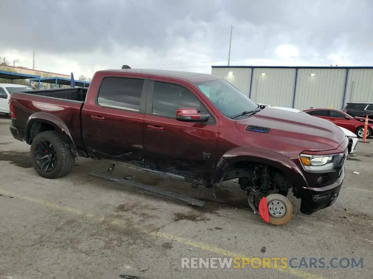 4 fotografías del automóvil dañado 1C6SRFFT2PN549979 RAM 1500 2023