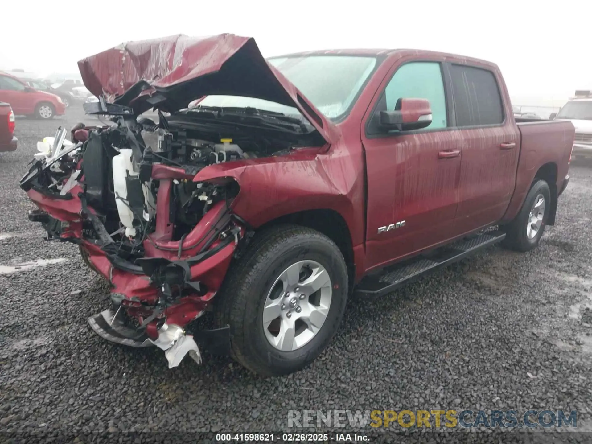 2 fotografías del automóvil dañado 1C6SRFFT8PN698266 RAM 1500 2023