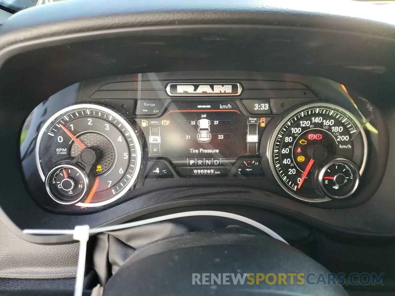 9 fotografías del automóvil dañado 1C6SRFFT9PN626895 RAM 1500 2023