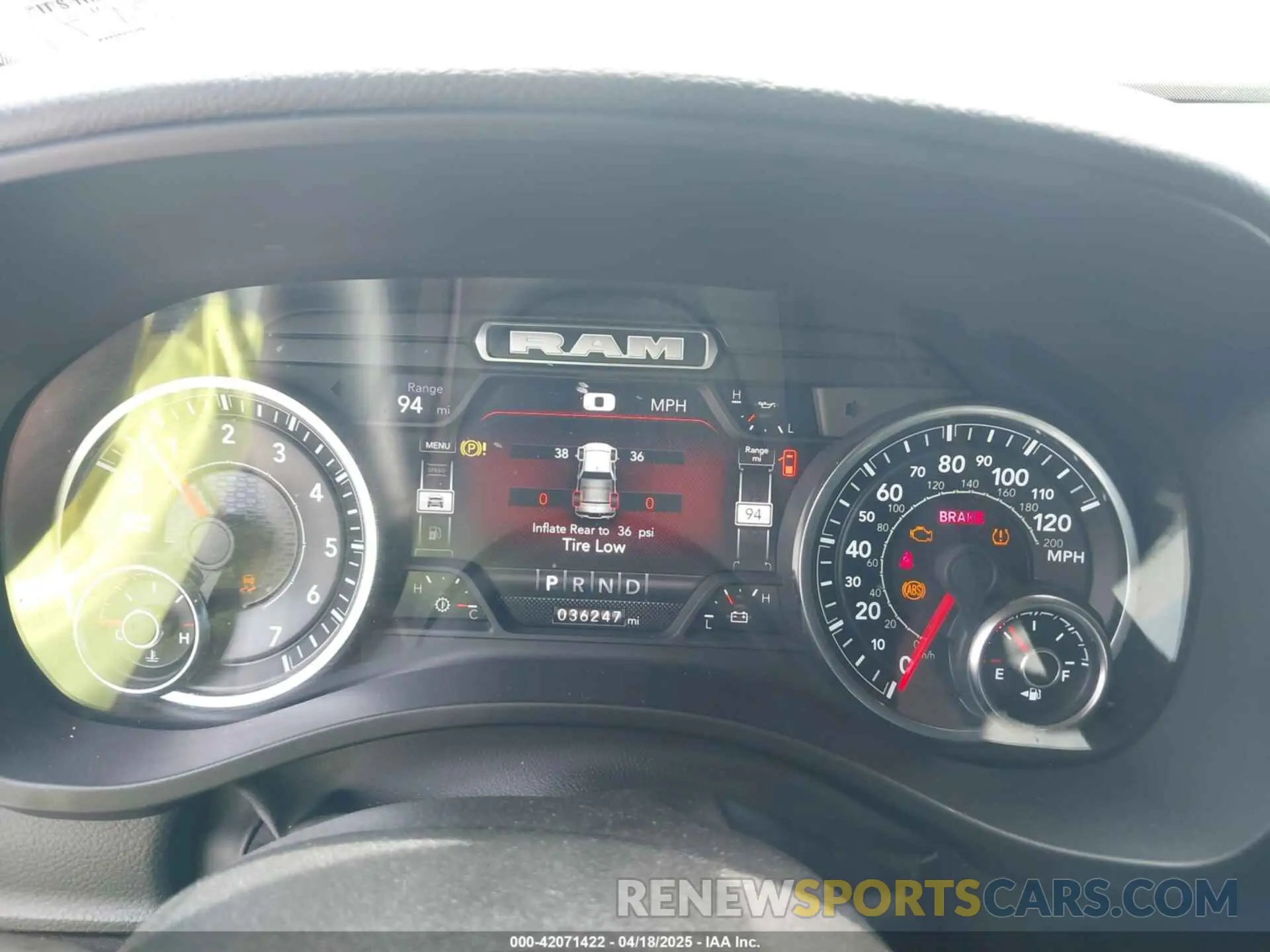7 fotografías del automóvil dañado 1C6SRFMT1PN542489 RAM 1500 2023