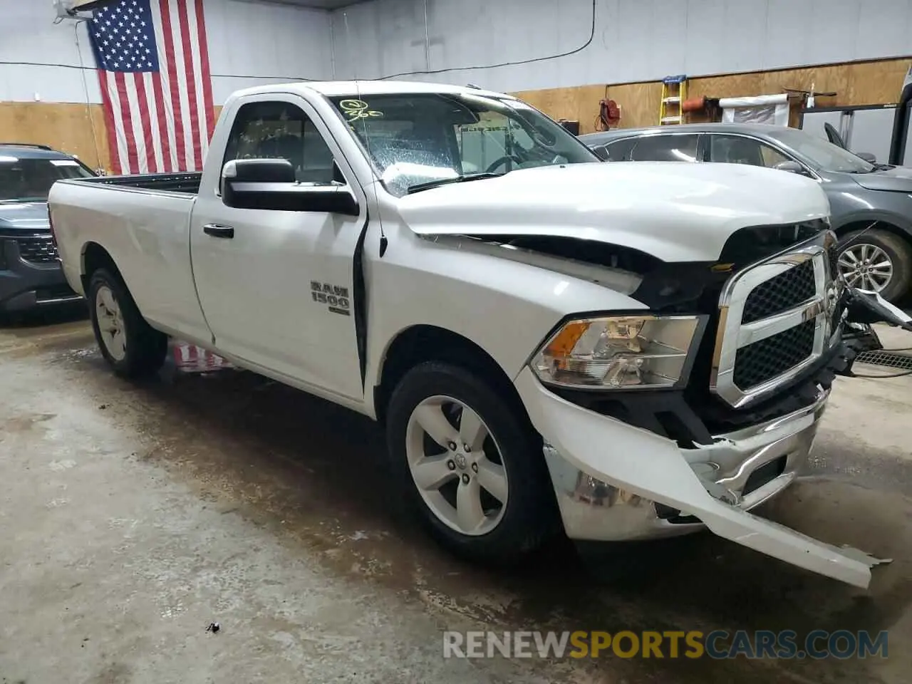 4 fotografías del automóvil dañado 3C6JR7DG6PG647865 RAM 1500 2023