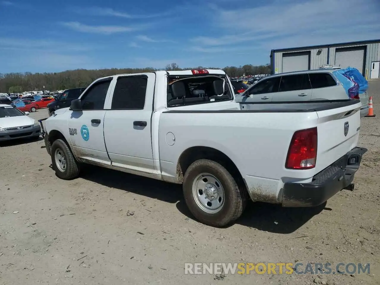 2 fotografías del automóvil dañado 1C6RR7KG3RS180230 RAM 1500 2024