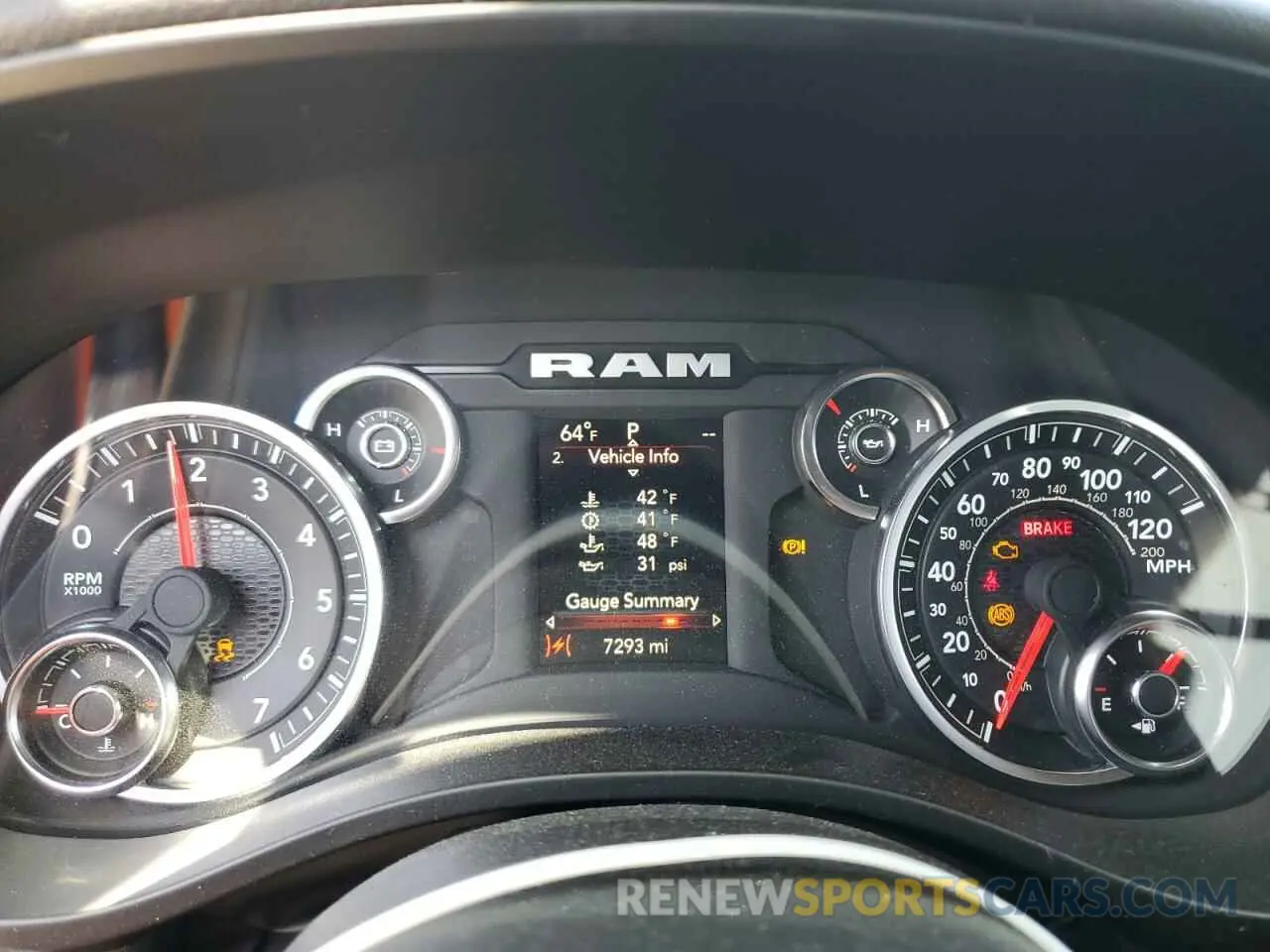 9 fotografías del automóvil dañado 1C6RREBG1RN157547 RAM 1500 2024
