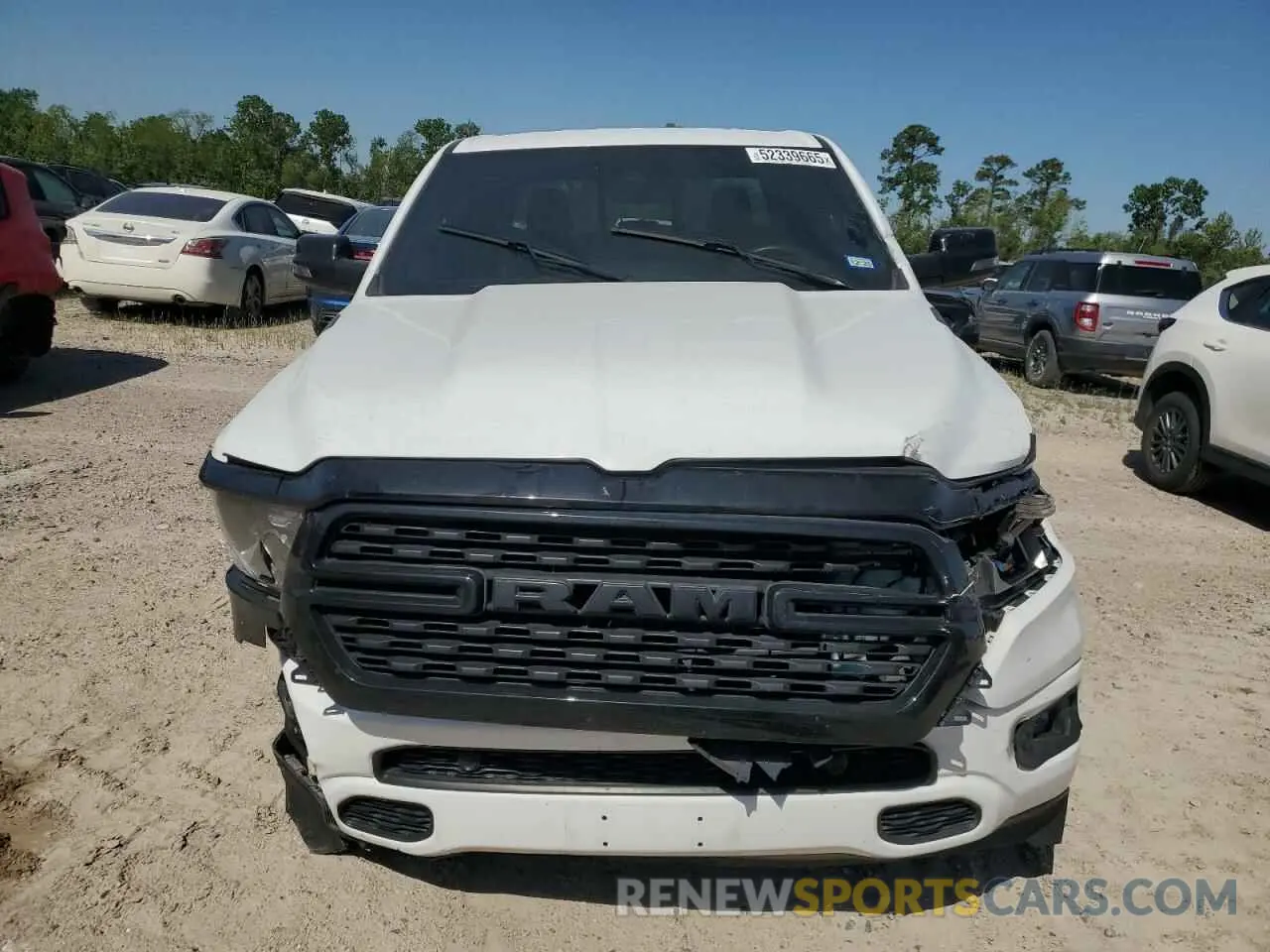 5 fotografías del automóvil dañado 1C6RREFT1RN146040 RAM 1500 2024