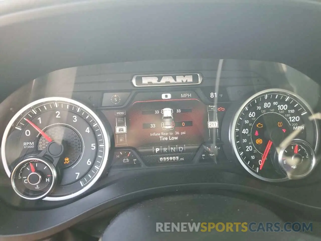 9 fotografías del automóvil dañado 1C6RREFT8RN146018 RAM 1500 2024