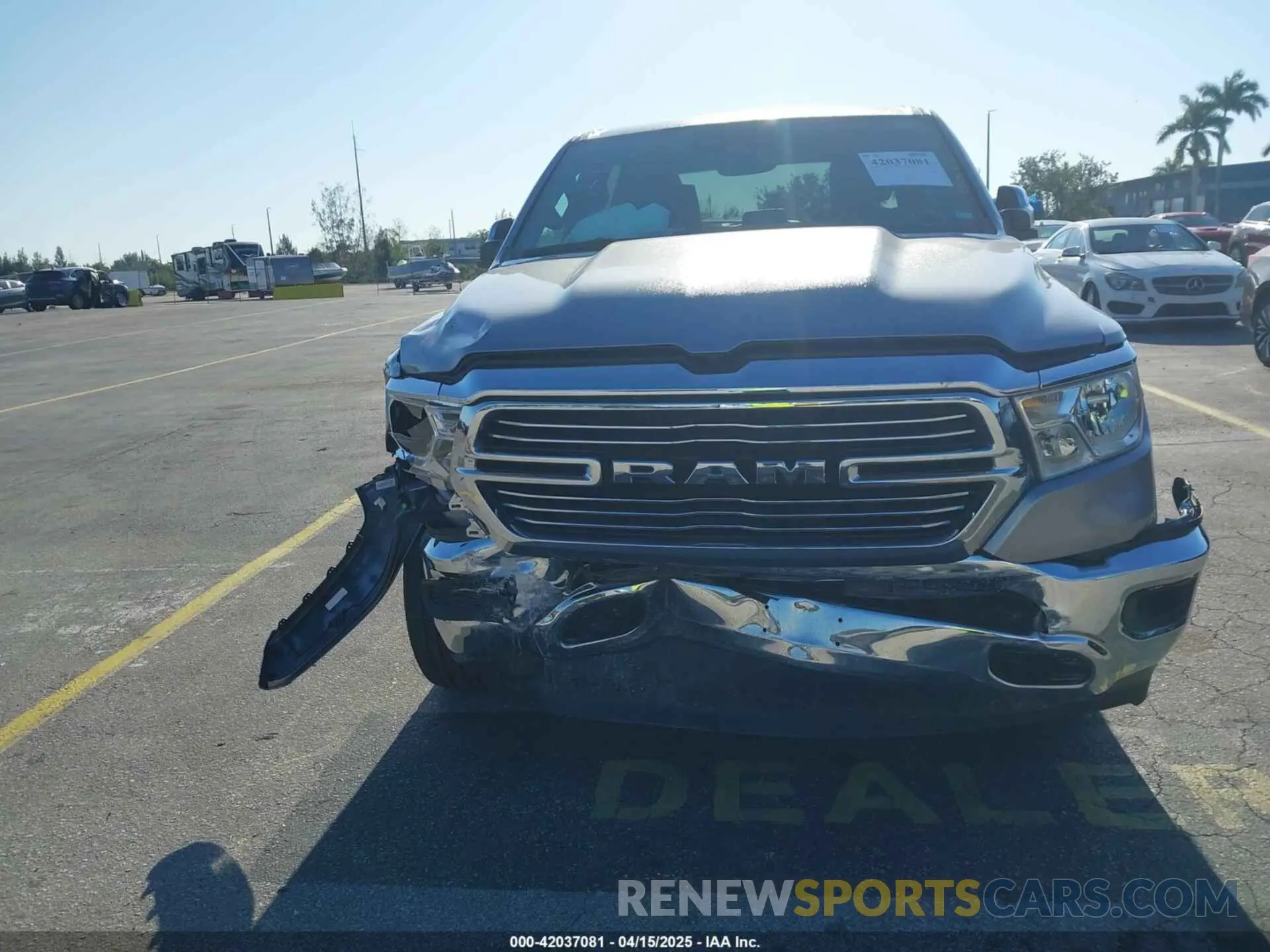 6 fotografías del automóvil dañado 1C6RREJT3RN220873 RAM 1500 2024