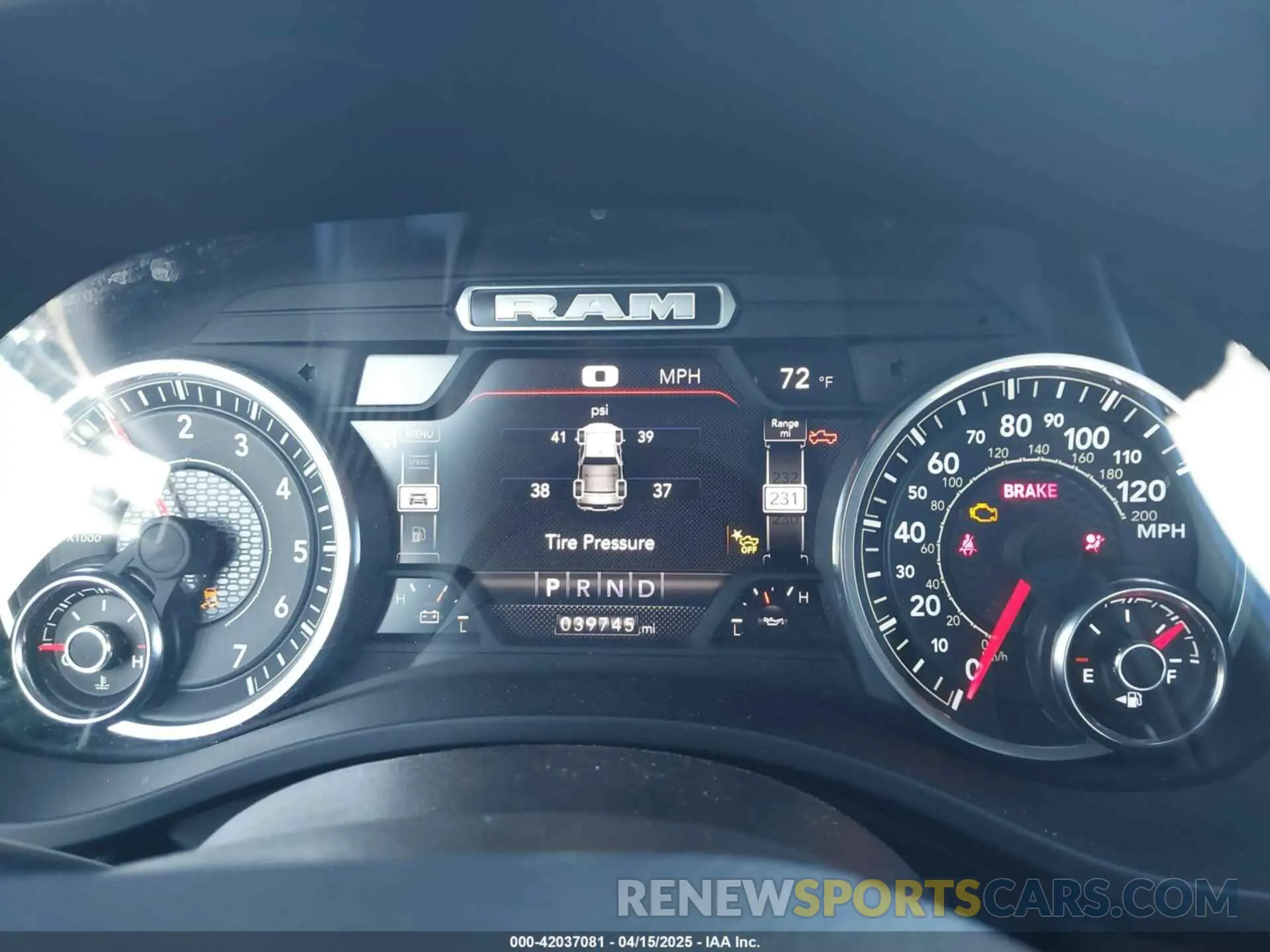 7 fotografías del automóvil dañado 1C6RREJT3RN220873 RAM 1500 2024