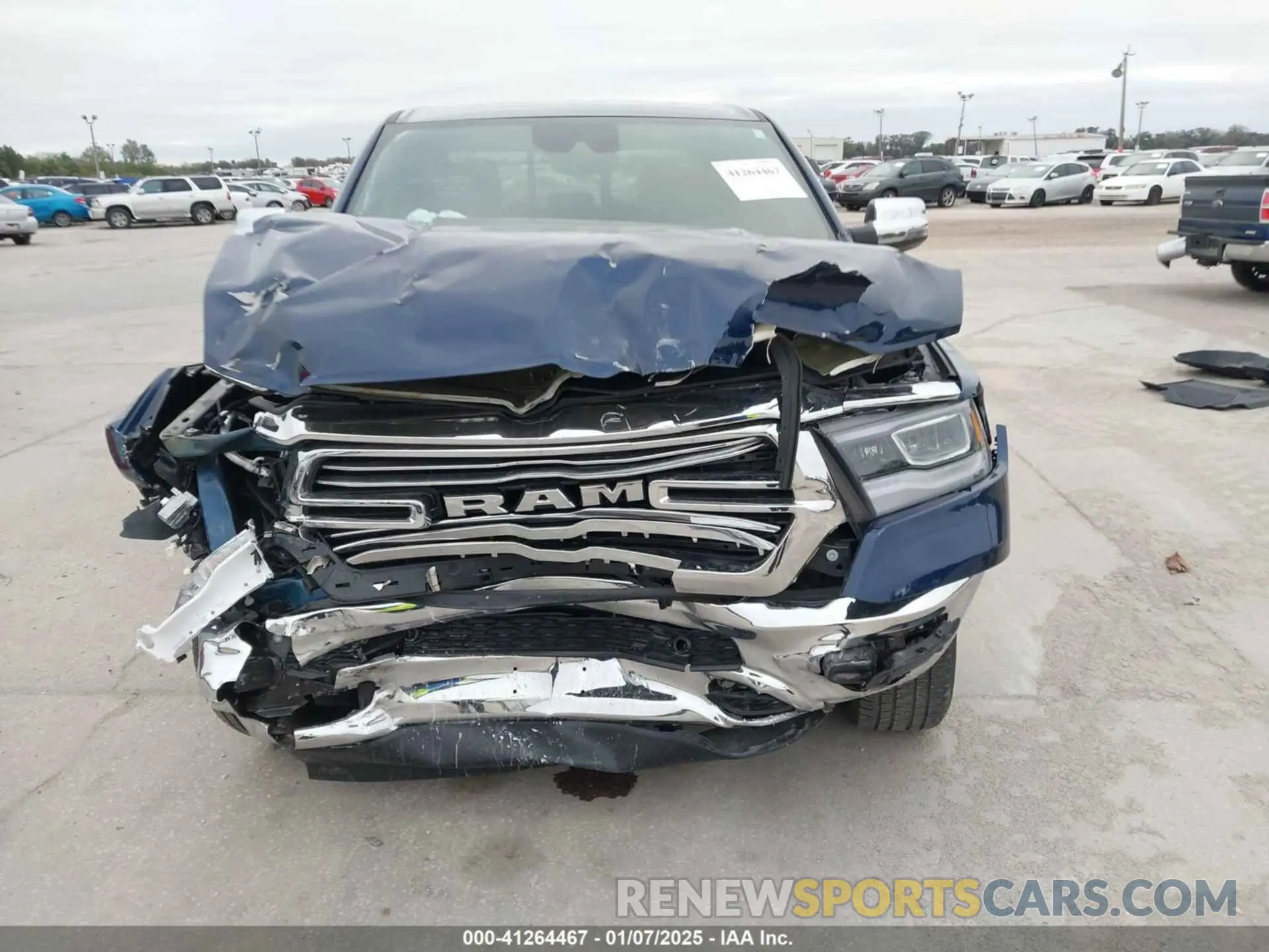 12 fotografías del automóvil dañado 1C6RREJT7RN122591 RAM 1500 2024