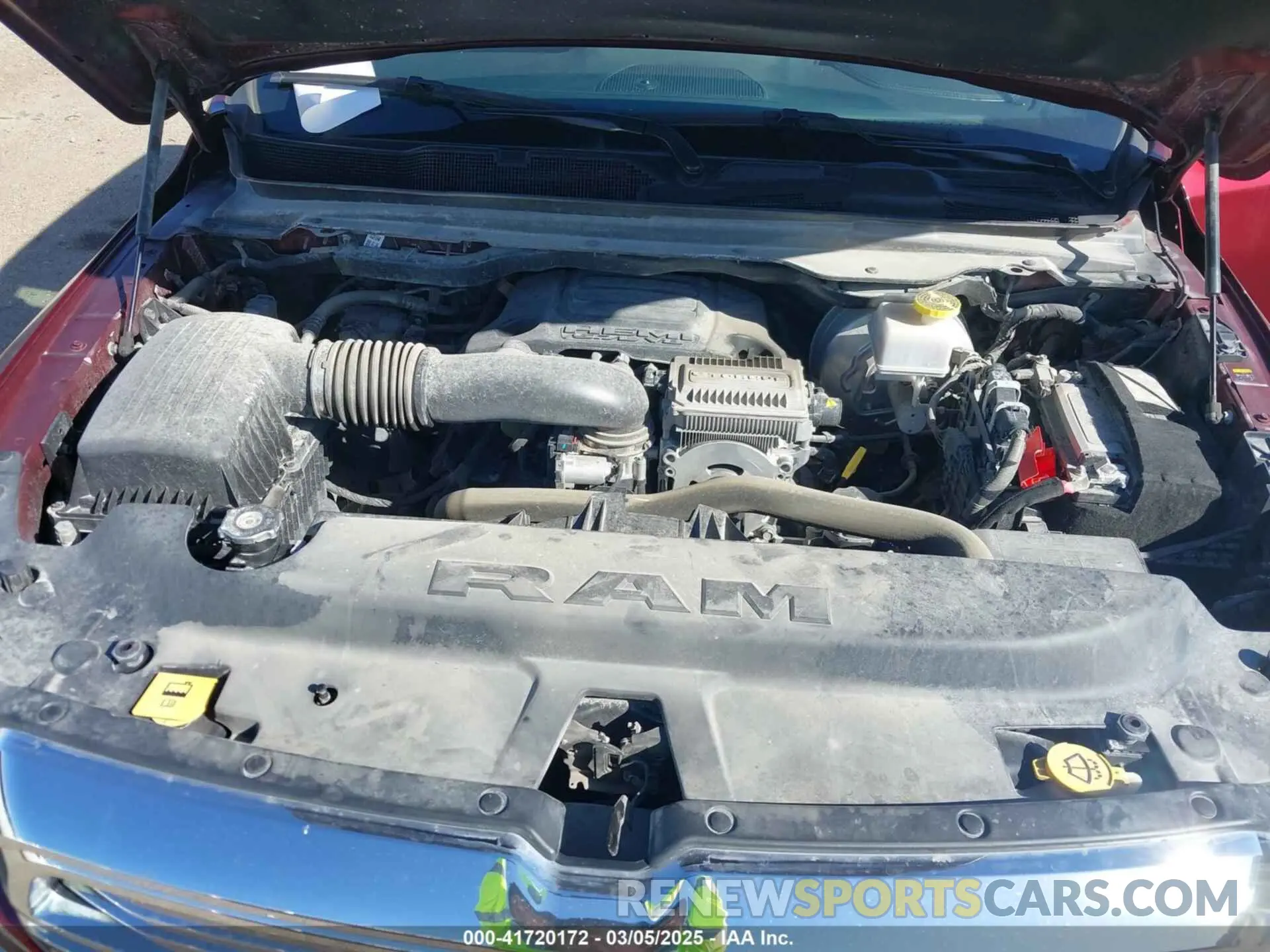 10 fotografías del automóvil dañado 1C6RREJT8RN220786 RAM 1500 2024