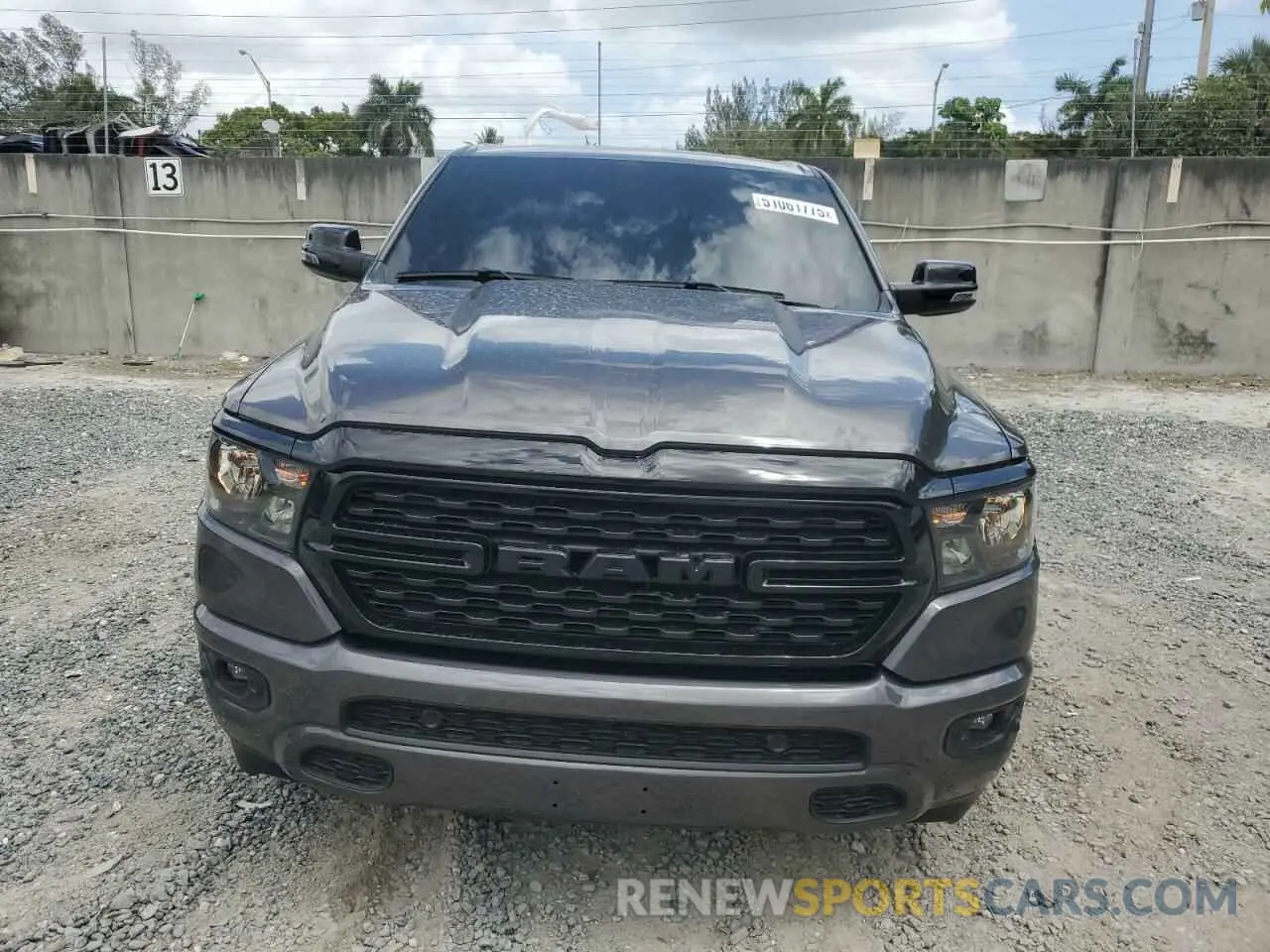 5 fotografías del automóvil dañado 1C6RREMT5RN100942 RAM 1500 2024