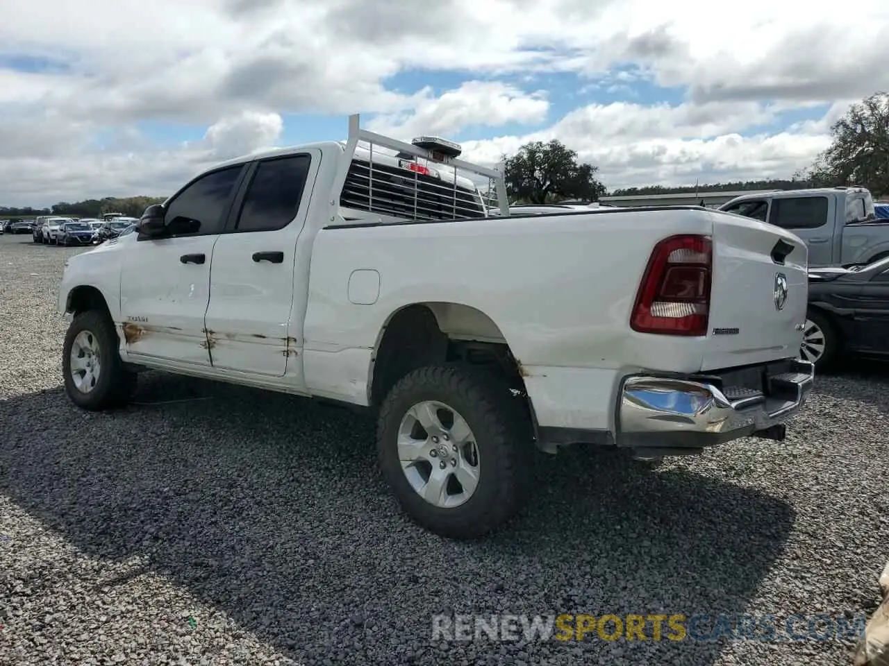 2 fotografías del automóvil dañado 1C6RRFBG6RN136764 RAM 1500 2024