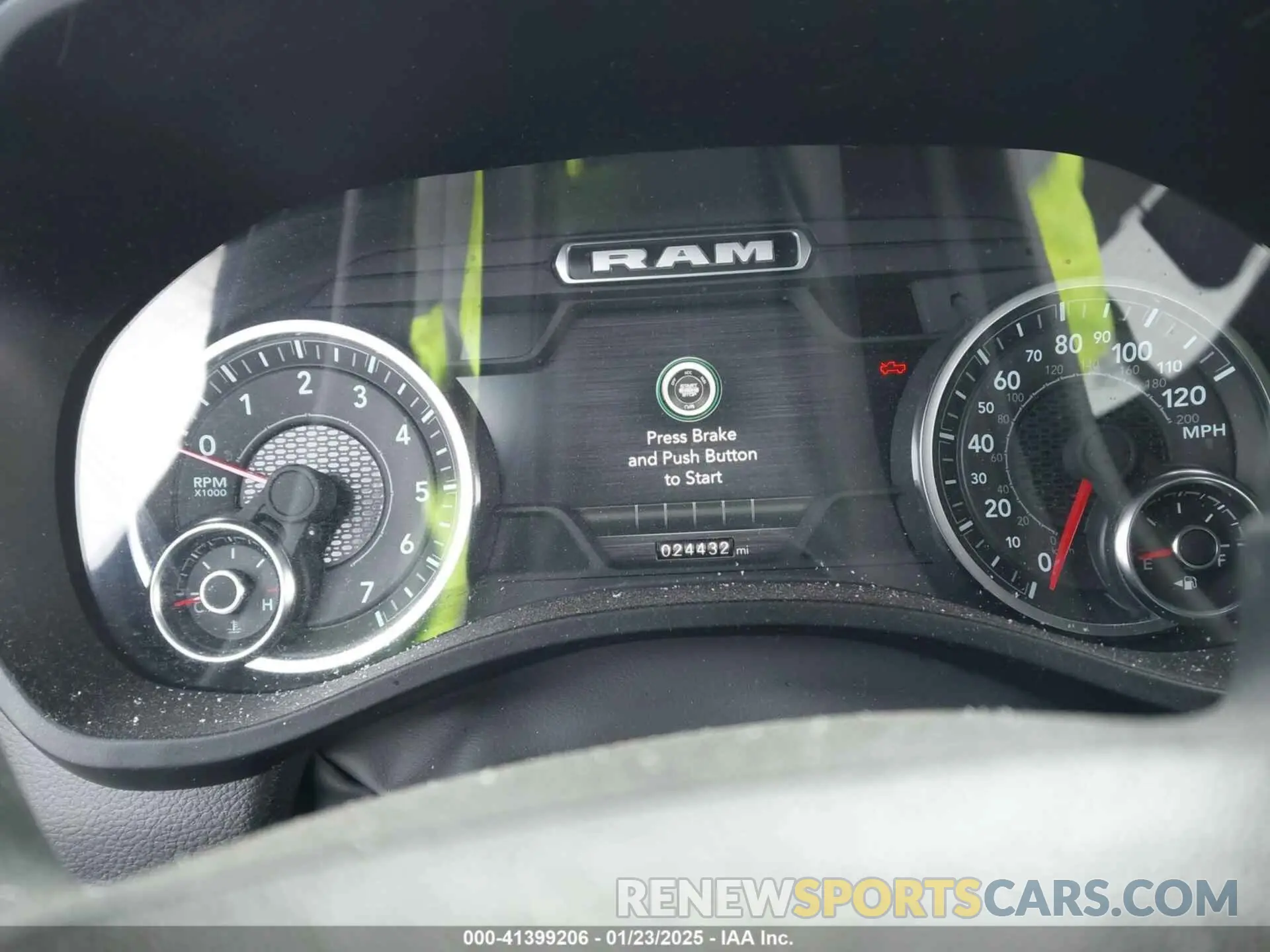 7 fotografías del automóvil dañado 1C6RRFFG4RN165190 RAM 1500 2024