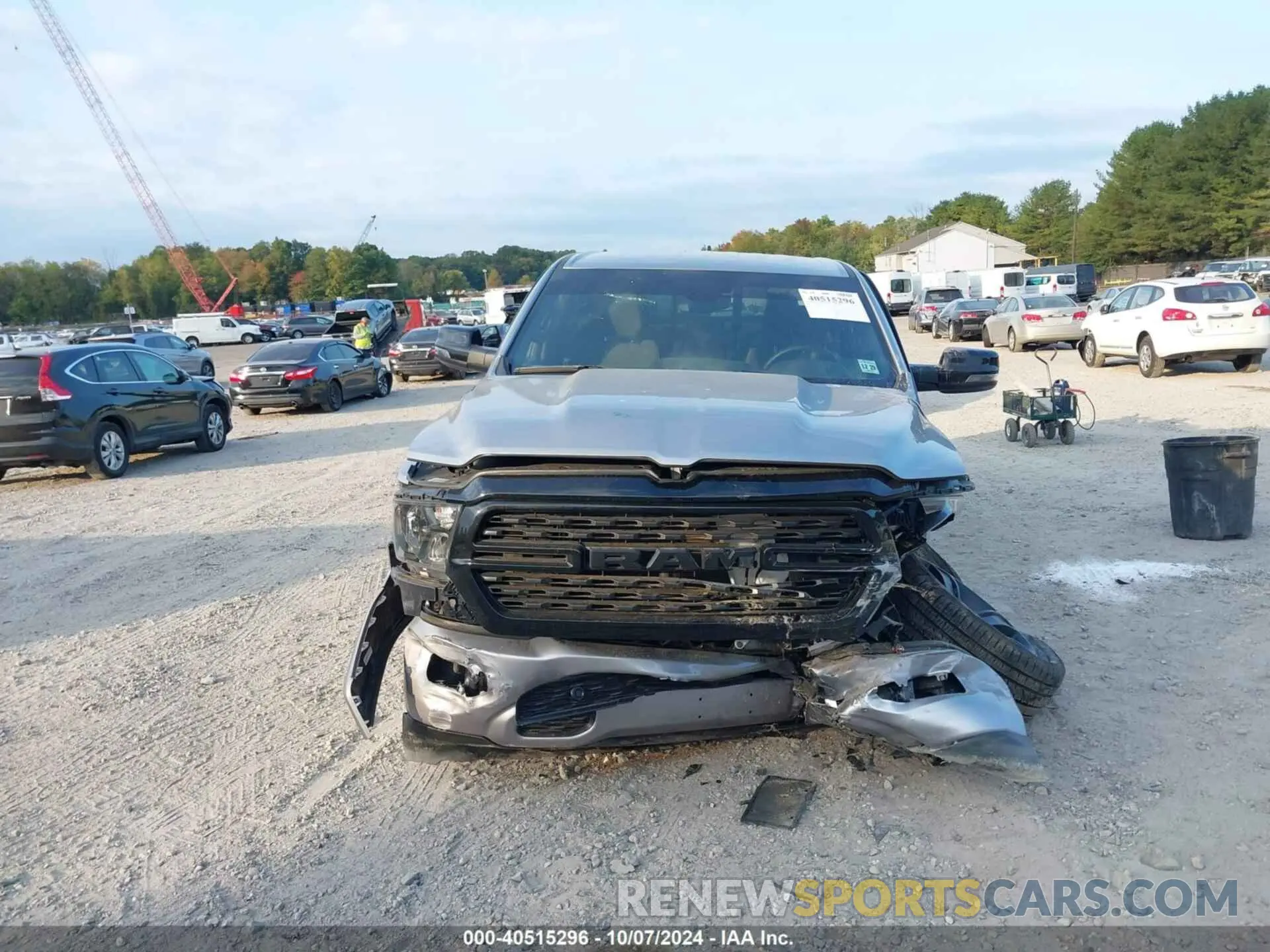 12 fotografías del automóvil dañado 1C6SRFFT0RN136946 RAM 1500 2024