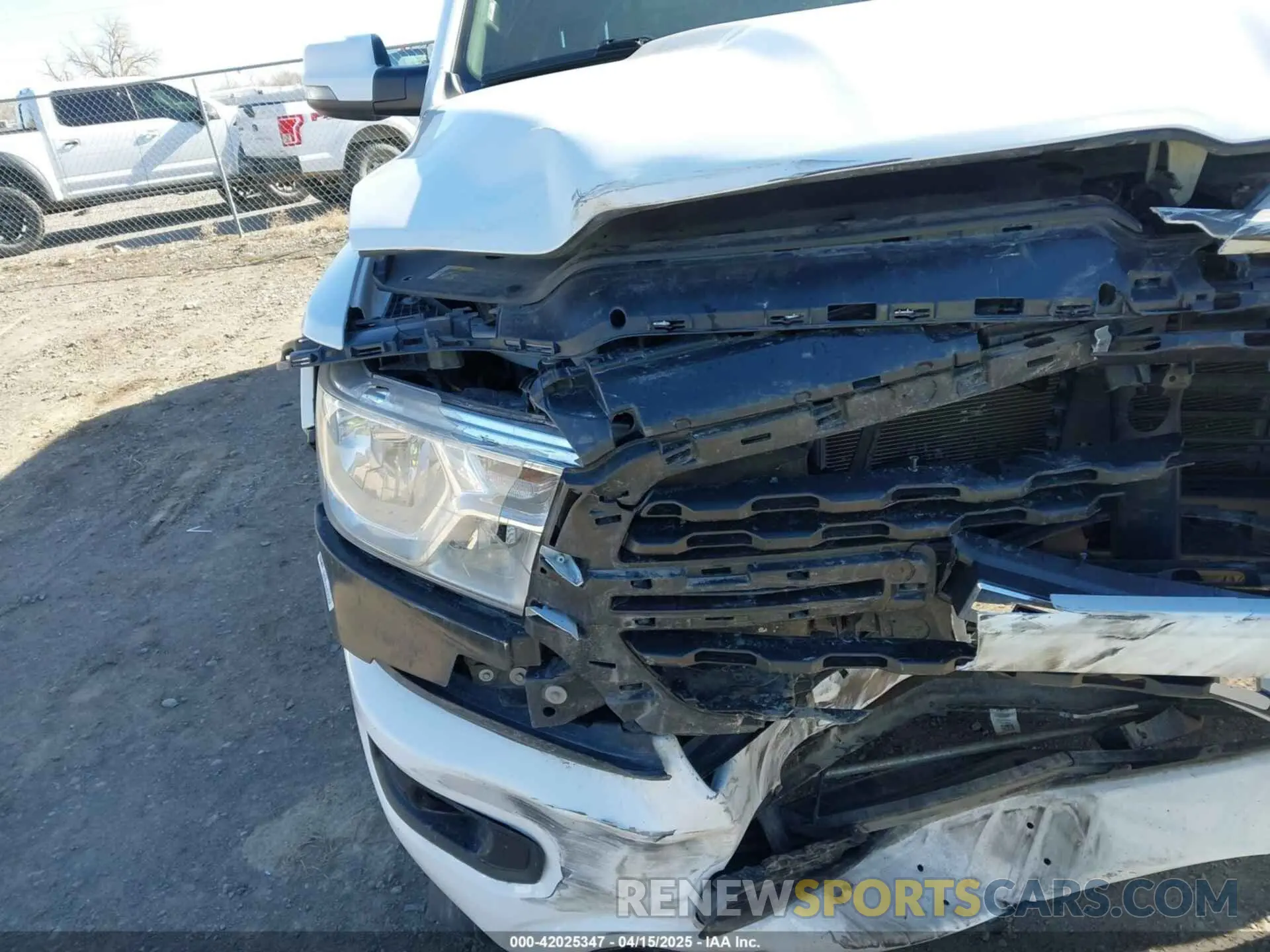 18 fotografías del automóvil dañado 1C6SRFFT2RN119324 RAM 1500 2024