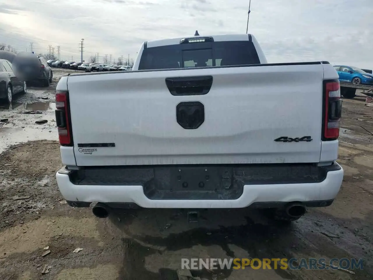 6 fotografías del automóvil dañado 1C6SRFFT6RN112862 RAM 1500 2024