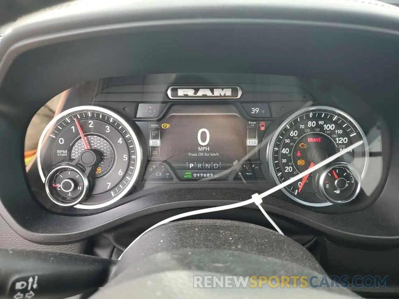 9 fotografías del automóvil dañado 1C6SRFFT6RN112862 RAM 1500 2024