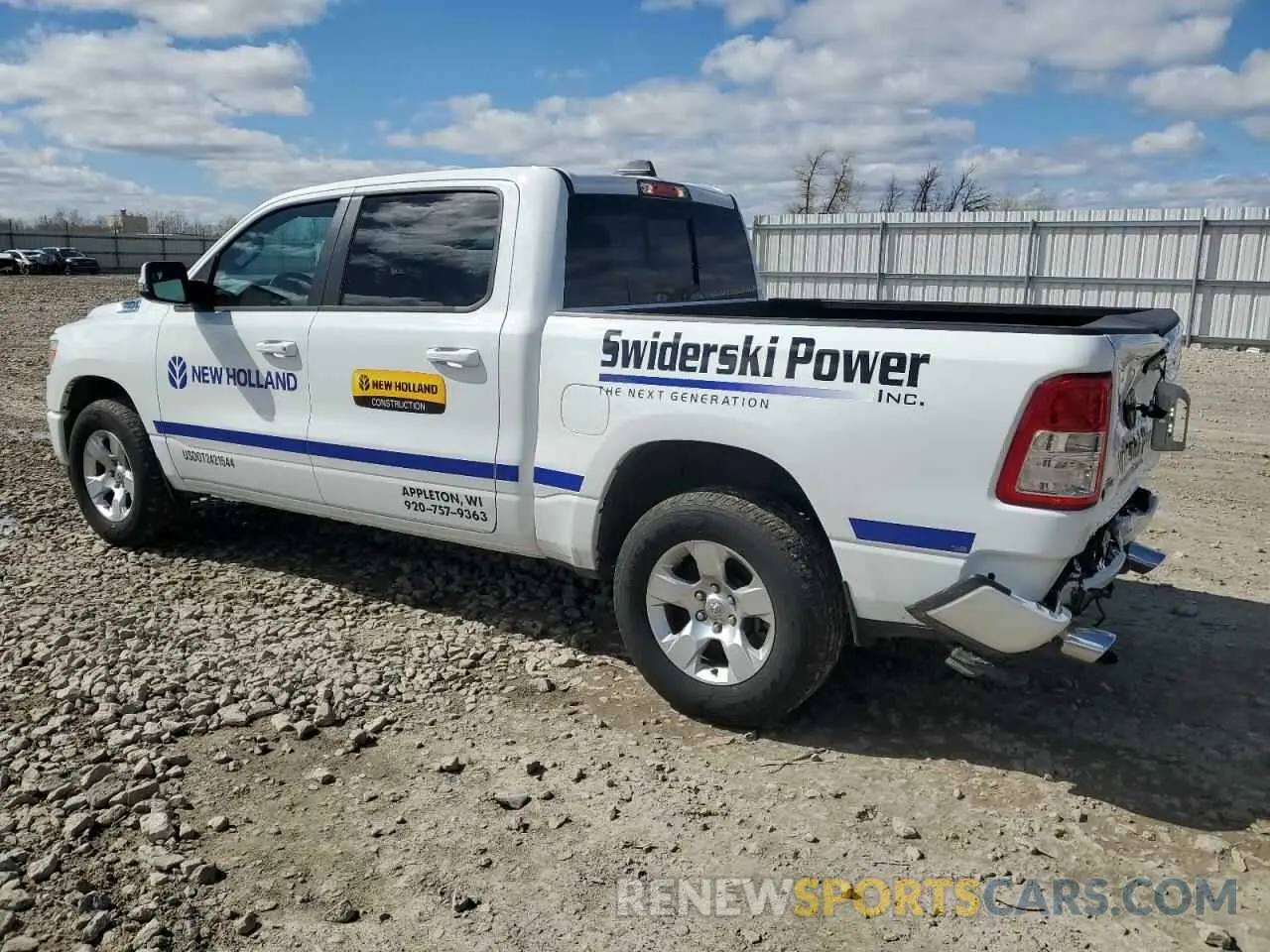 2 fotografías del automóvil dañado 1C6SRFFT7RN126253 RAM 1500 2024