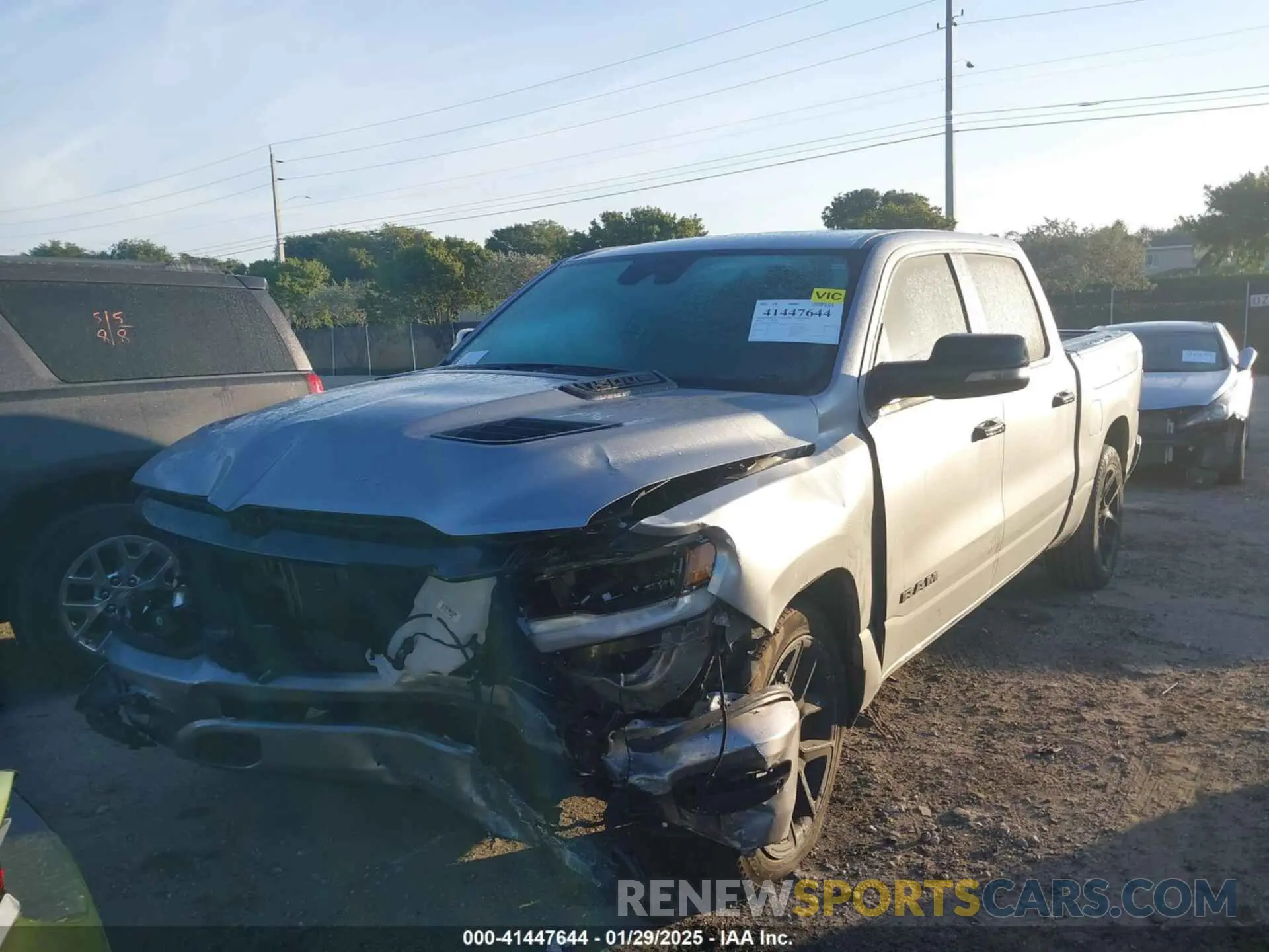 6 fotografías del automóvil dañado 1C6SRFJT1RN130838 RAM 1500 2024