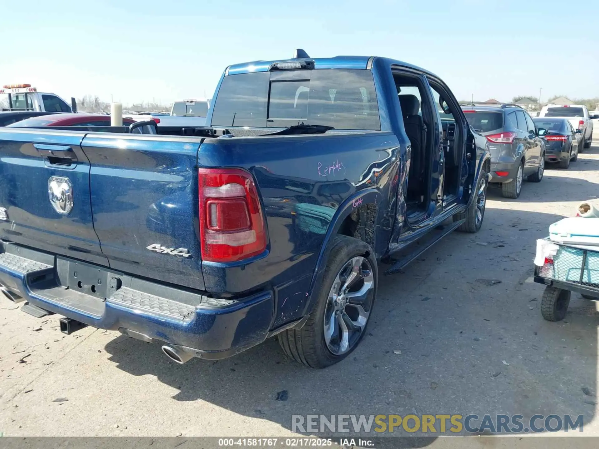 4 fotografías del automóvil dañado 1C6SRFKT6RN166930 RAM 1500 2024