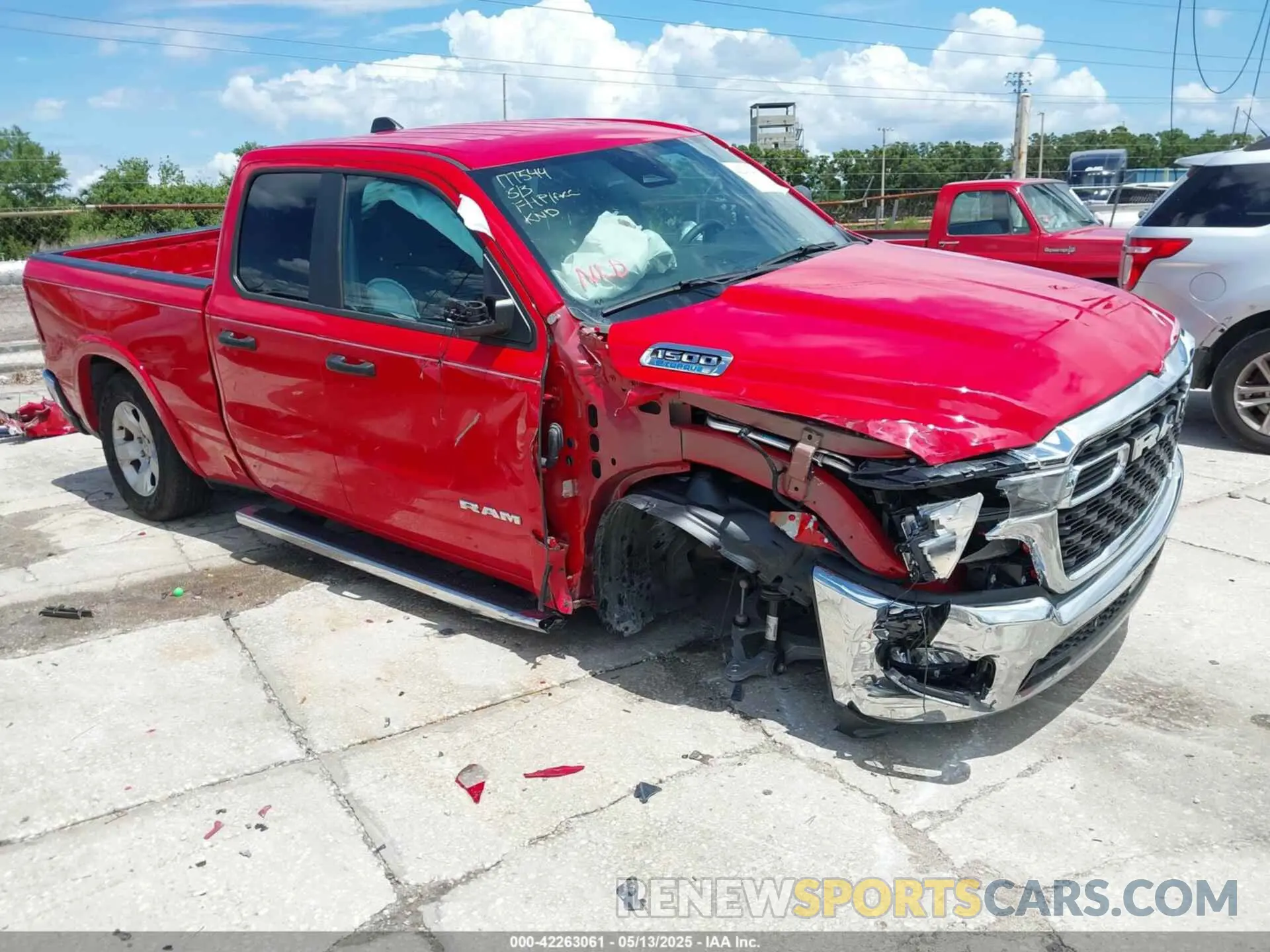 1 fotografías del automóvil dañado 1C6RREBG4SN501541 RAM 1500 2025