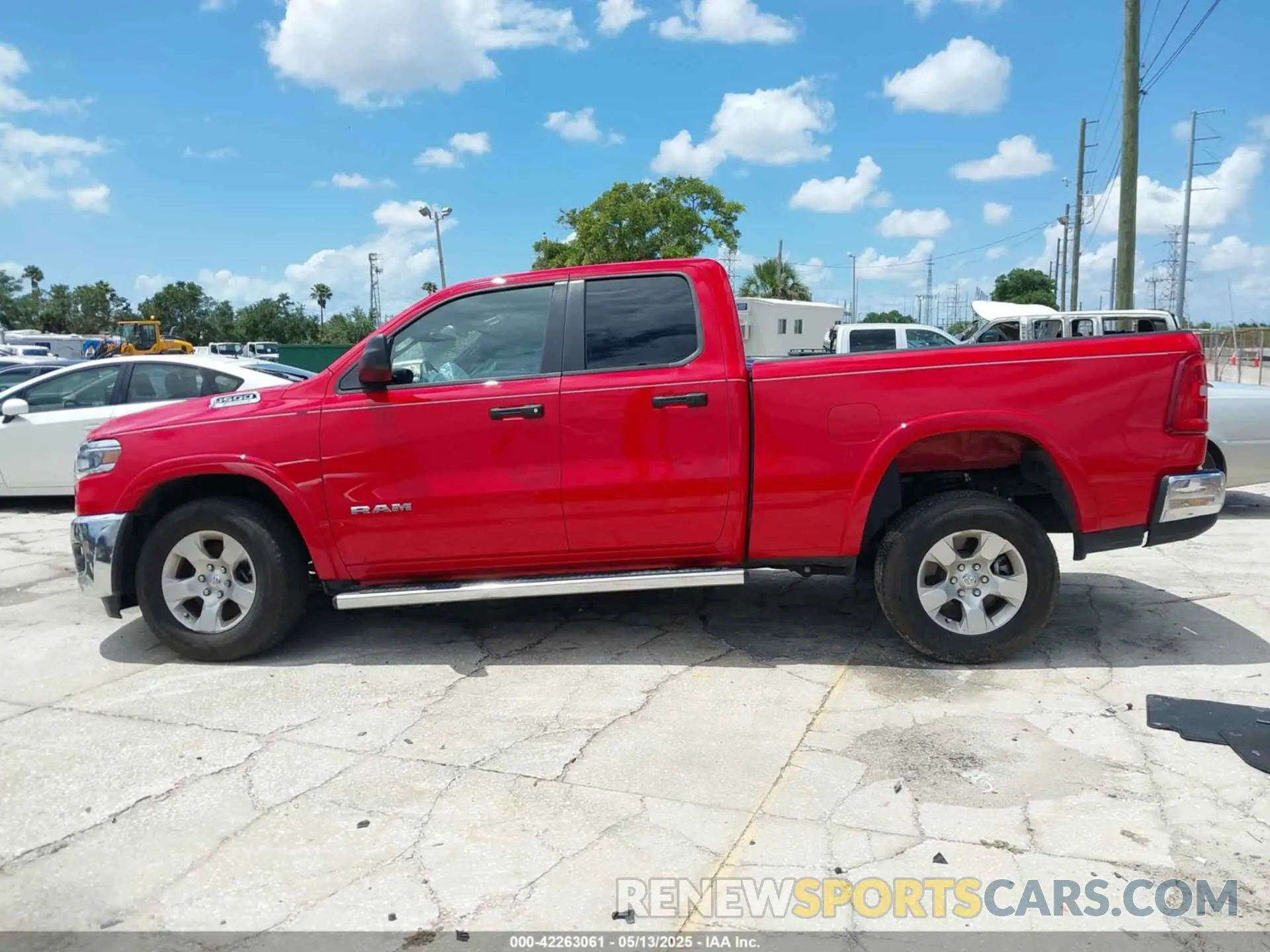 15 fotografías del automóvil dañado 1C6RREBG4SN501541 RAM 1500 2025