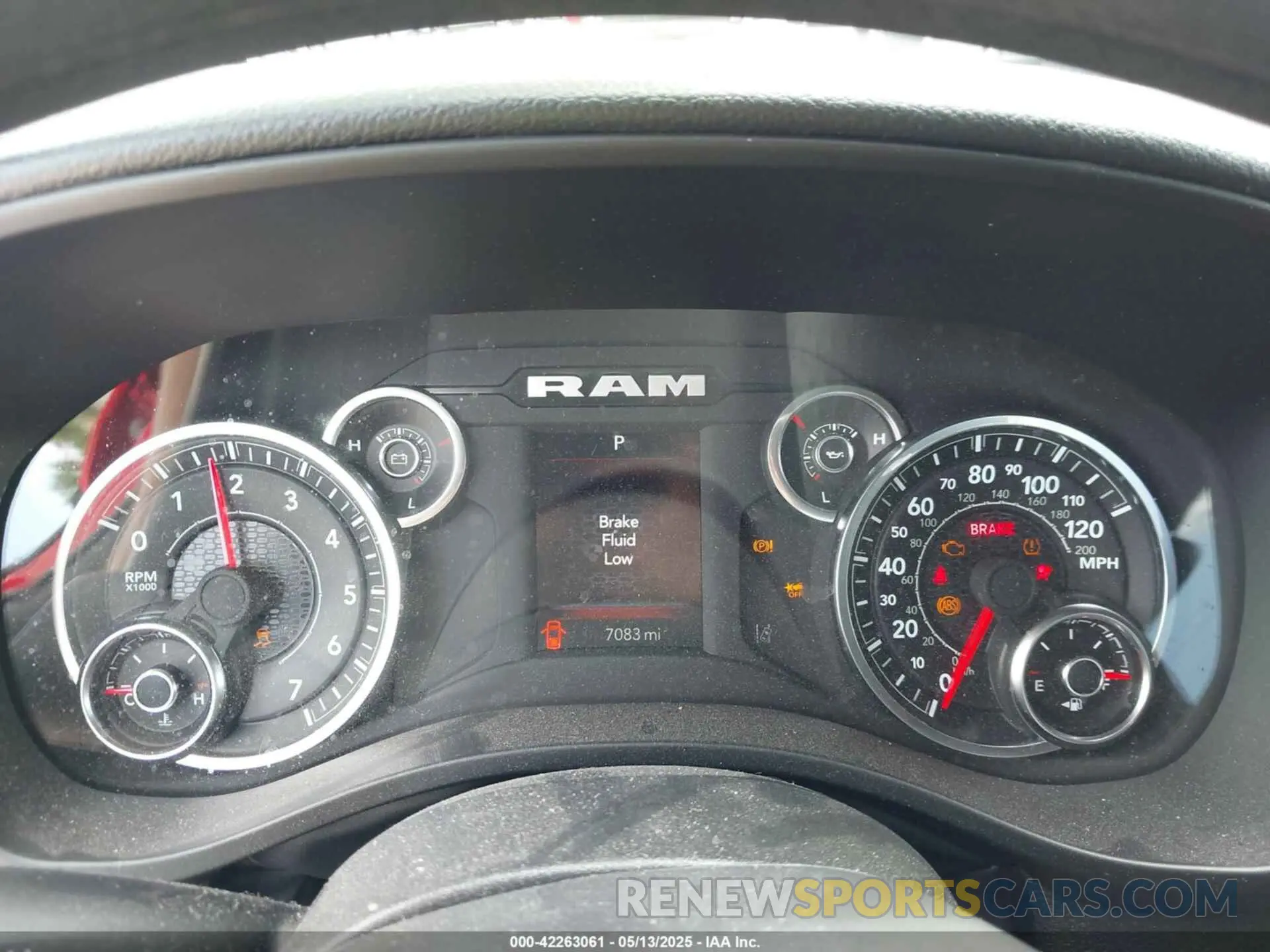 7 fotografías del automóvil dañado 1C6RREBG4SN501541 RAM 1500 2025