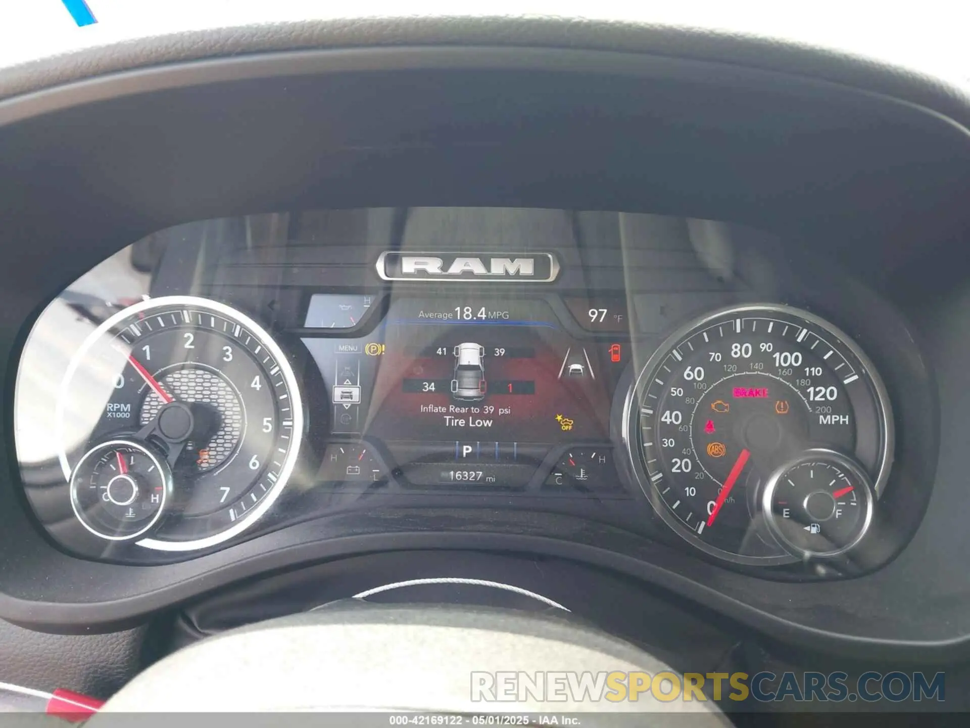 7 fotografías del automóvil dañado 1C6RREFG2SN534273 RAM 1500 2025