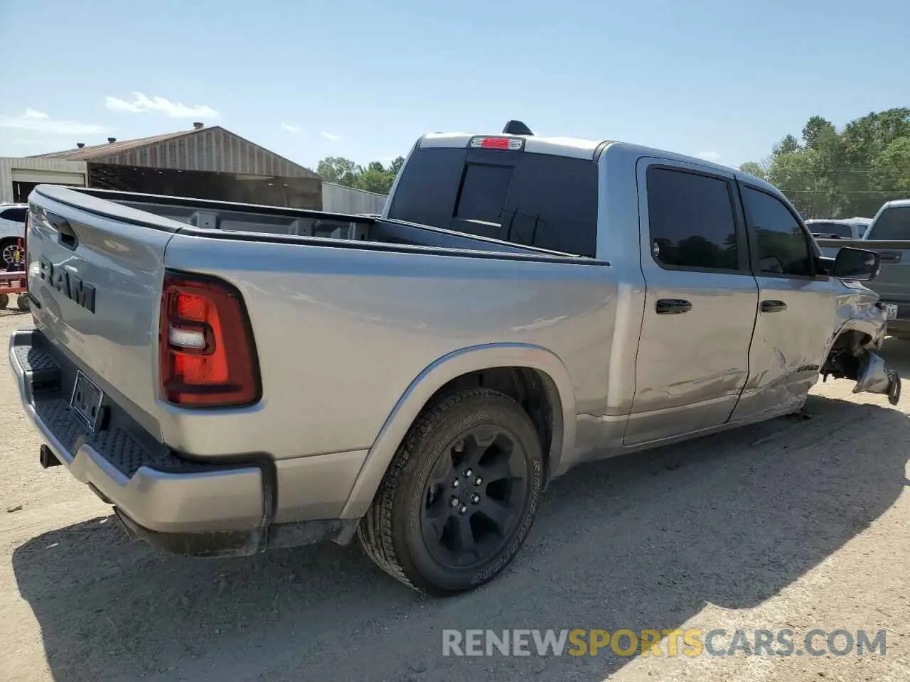 3 fotografías del automóvil dañado 1C6RREFP5SN590689 RAM 1500 2025