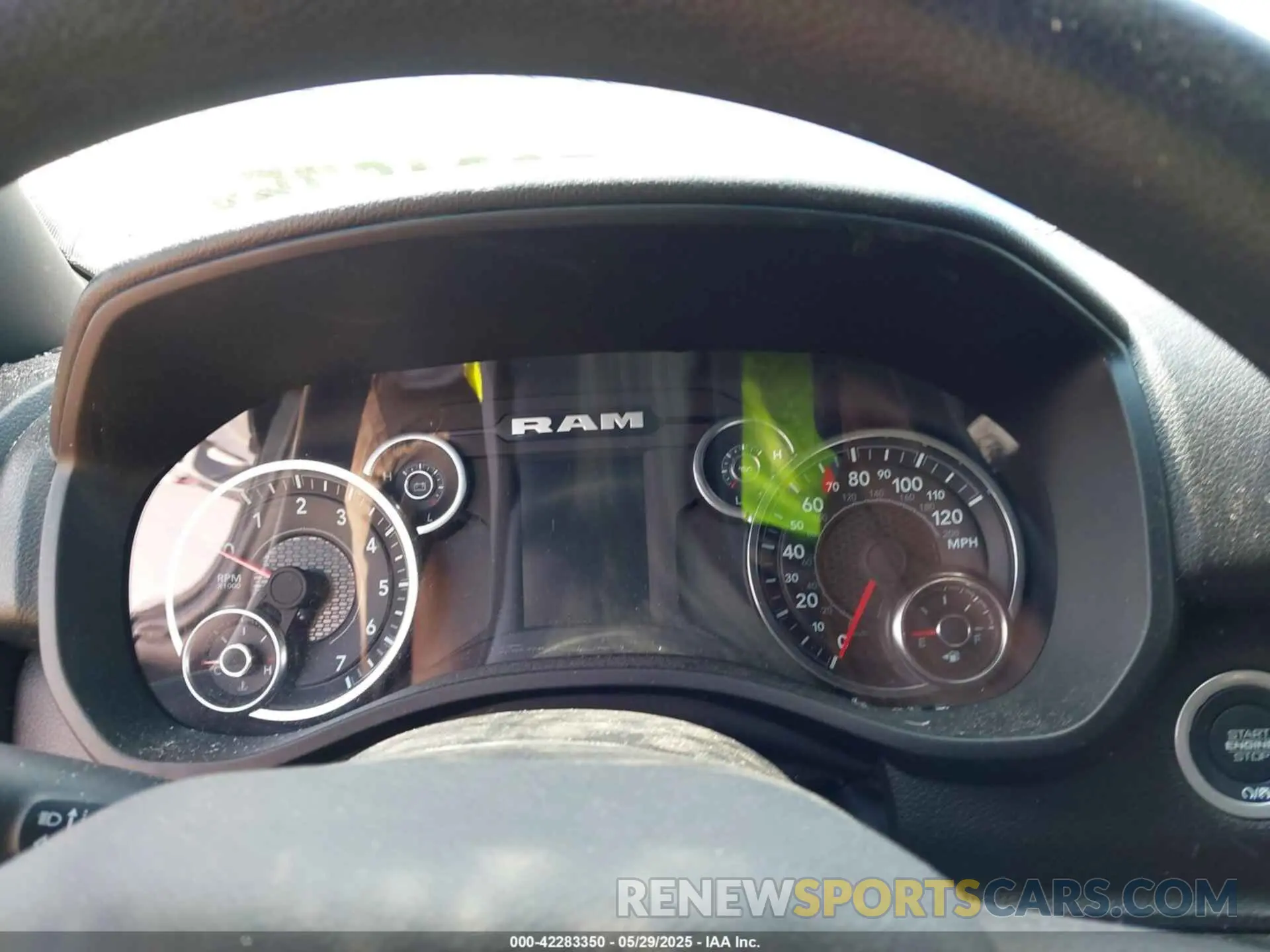 7 fotografías del automóvil dañado 1C6RREGG5SN570179 RAM 1500 2025
