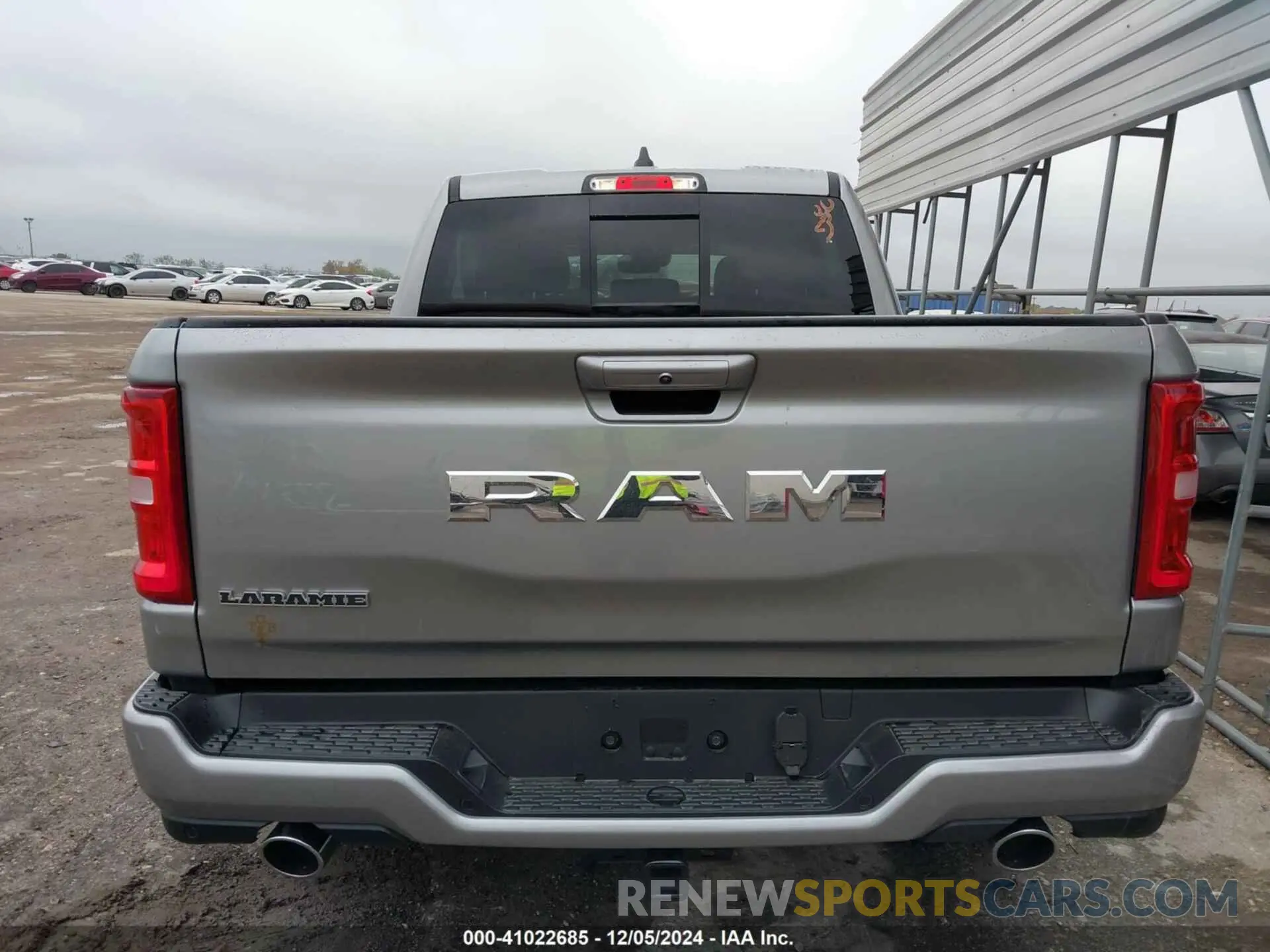 16 fotografías del automóvil dañado 1C6RREJP5SN601648 RAM 1500 2025