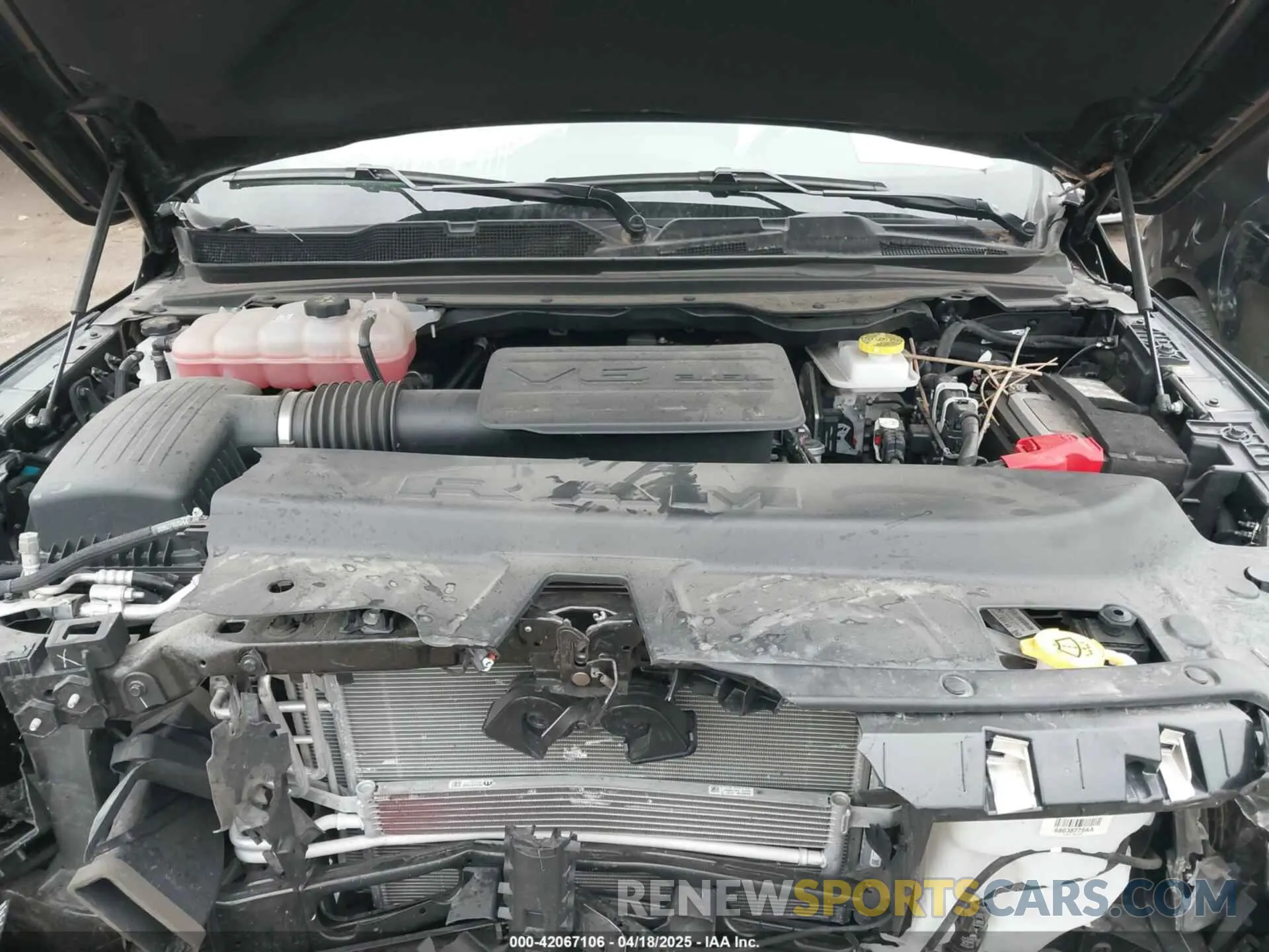 10 fotografías del automóvil dañado 1C6RRFFG1SN509421 RAM 1500 2025
