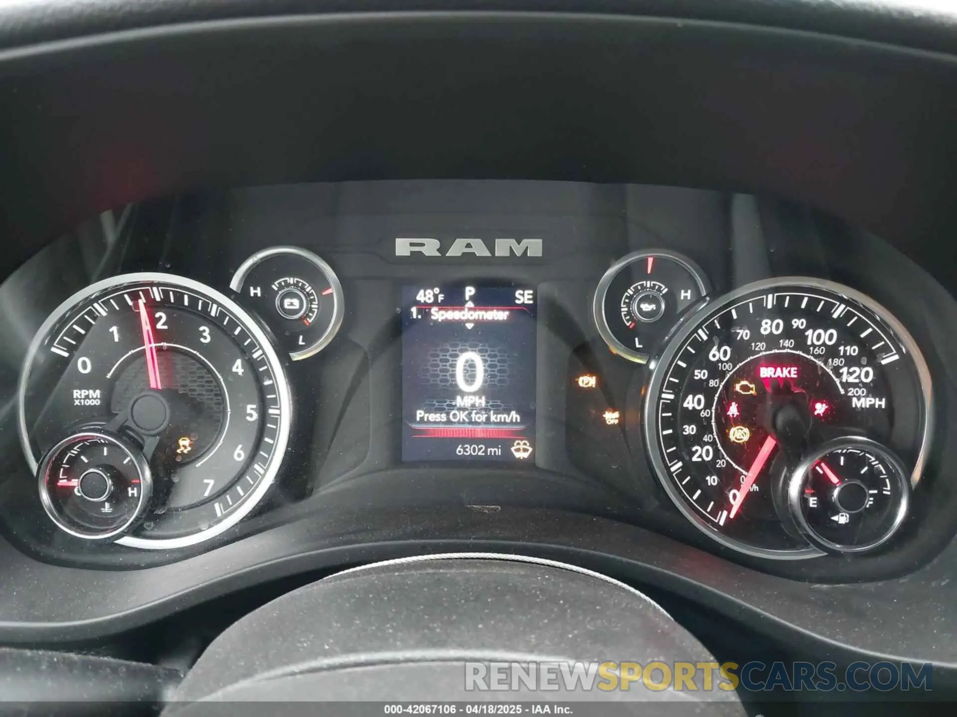 7 fotografías del automóvil dañado 1C6RRFFG1SN509421 RAM 1500 2025